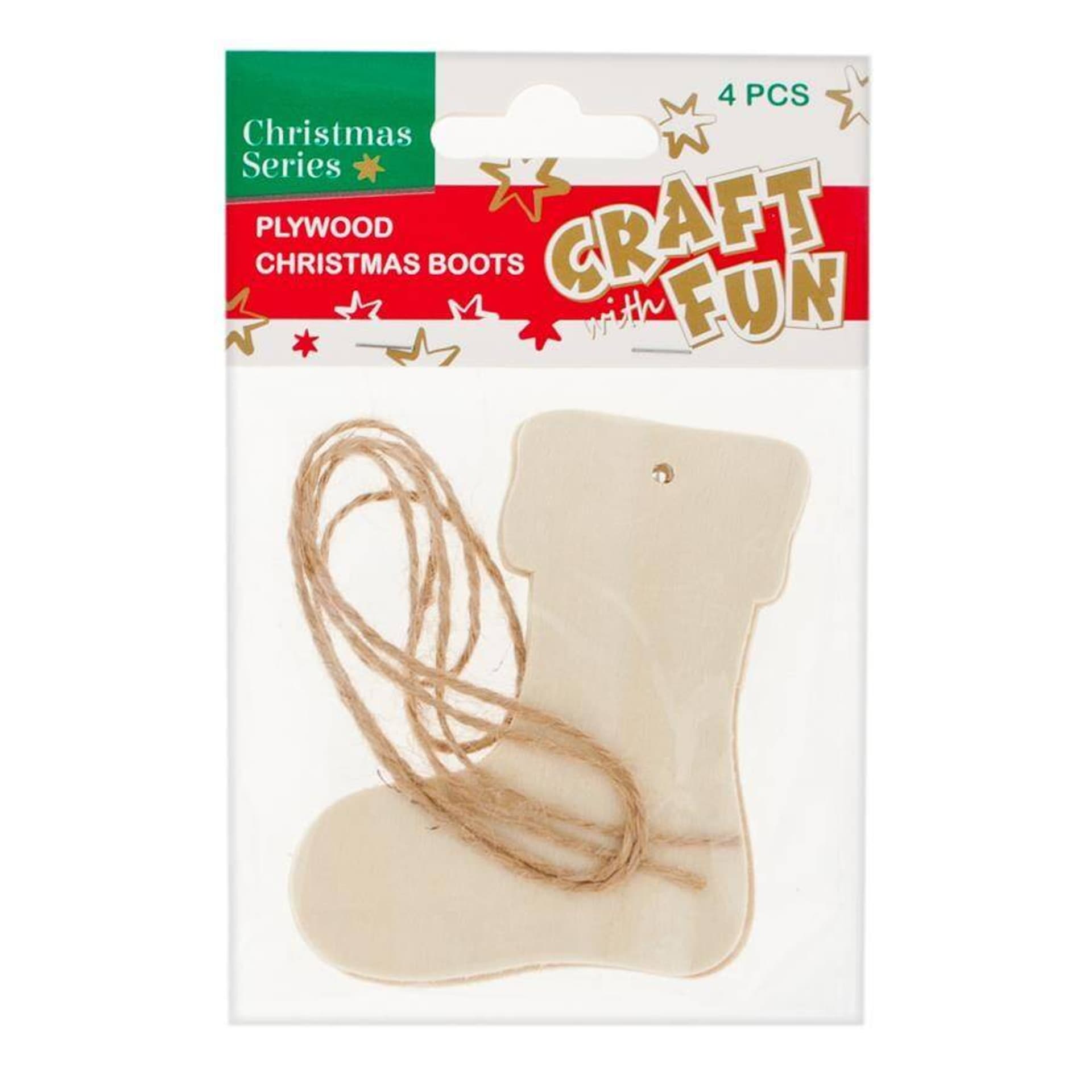 

Ozdoba dekoracyjna drewniana BN Bucik zawieszki CRAFT WITH FUN 438498