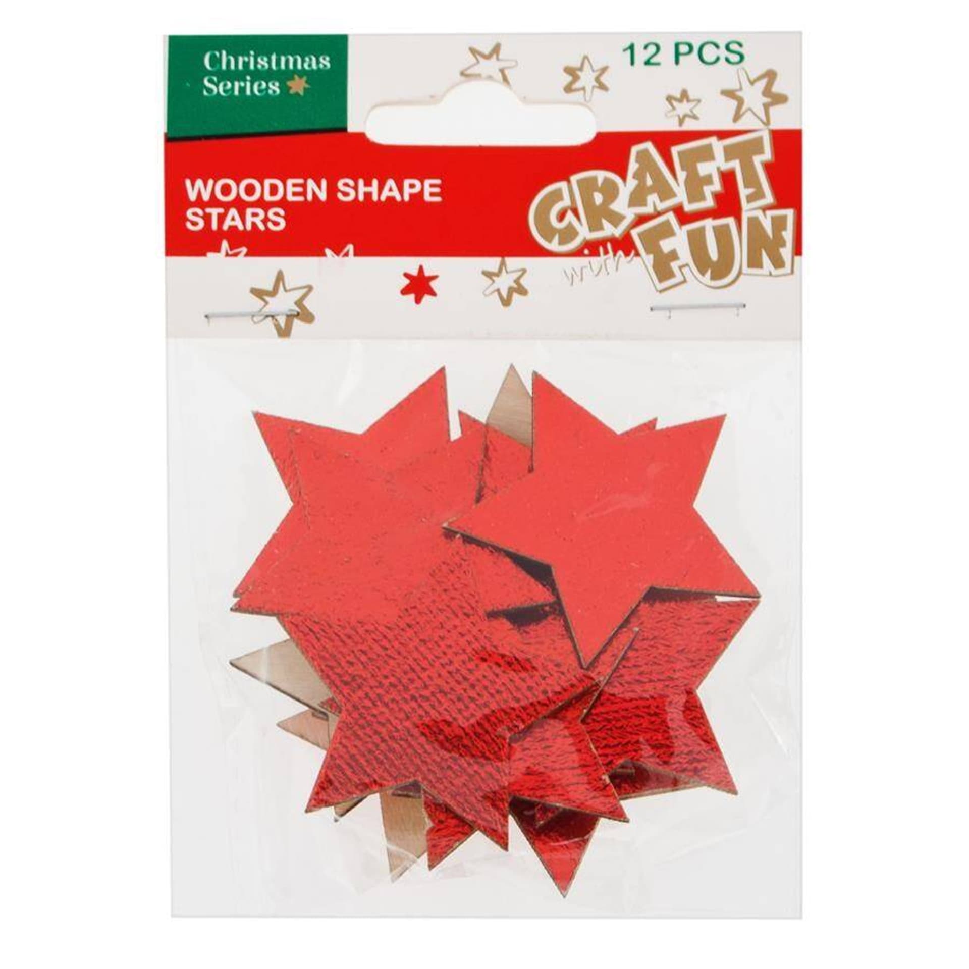 

Ozdoba dekoracyjna drewniane Gwiazdy CRAFT WITH FUN 438595