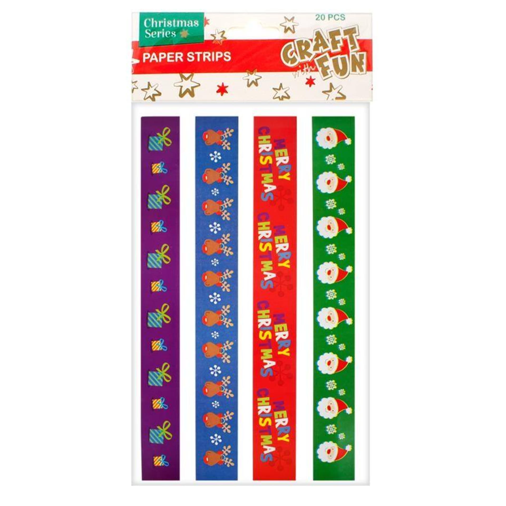 

Ozdoba samoprzylepna Paski Boże Narodzenie CRAFT WITH FUN 438807