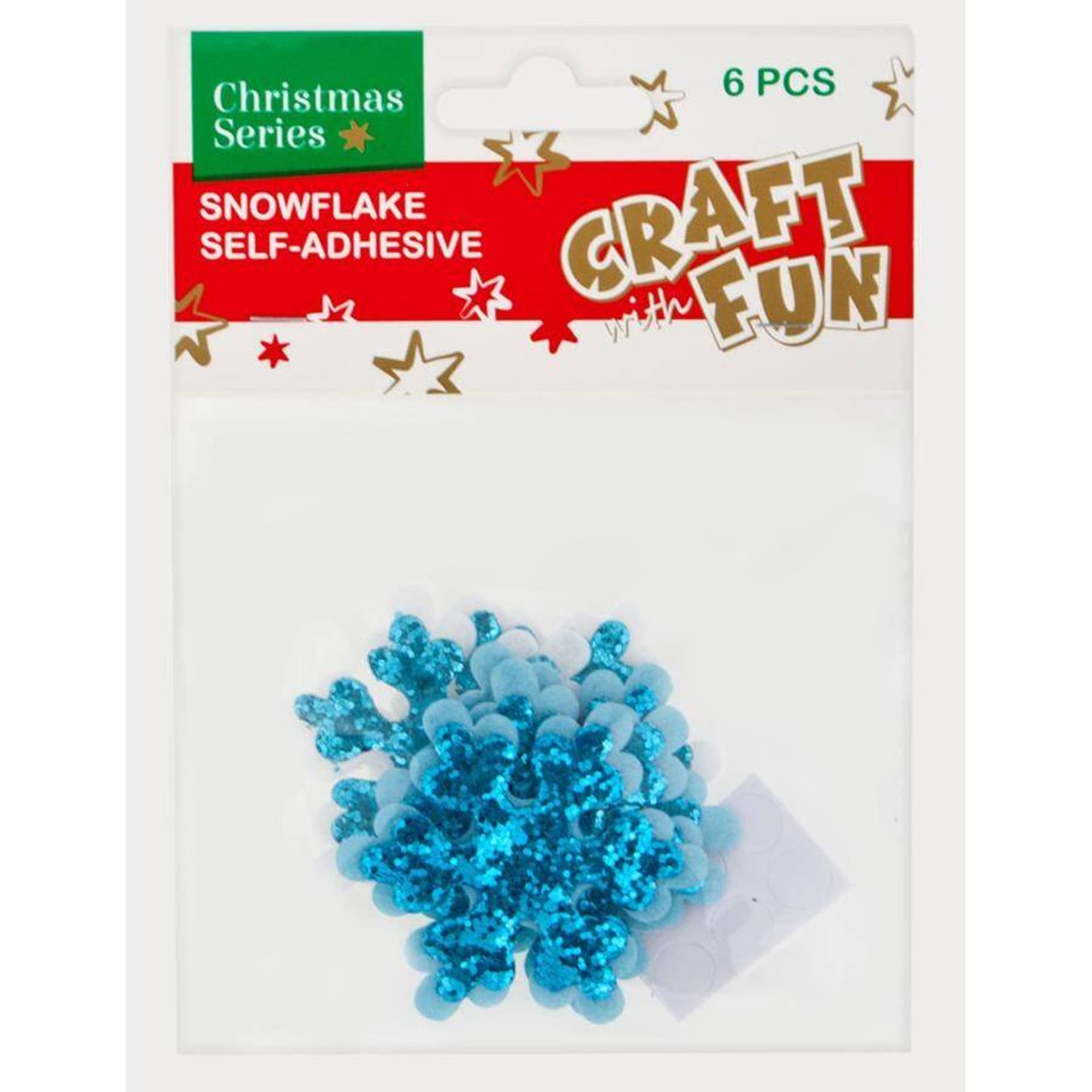 

Ozdoba dekoracyjna samoprzylepna materiałowa Płatek Śniegu CRAFT WITH FUN 439588