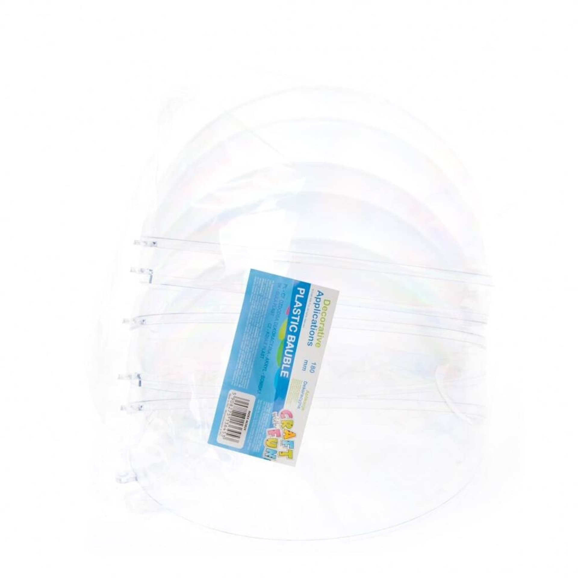 

Ozdoba dekoracyjna plastikowa Bombka 18 cm Boże Narodzenie CRAFT WITH FUN 463824