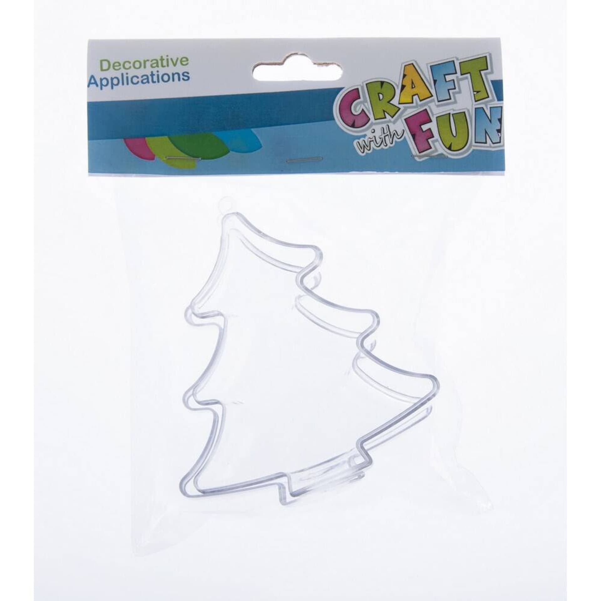 

Ozdoba dekoracyjna plastikowa Choinka 10 cm Boże Narodzenie CRAFT WITH FUN 463828