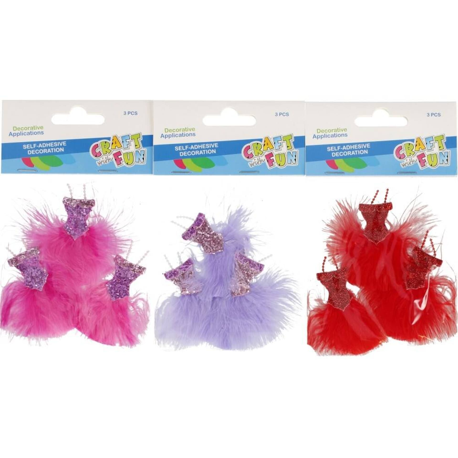 

Ozdoba dekoracyjna samoprzylepna Sukienki CRAFT WITH FUN 480872