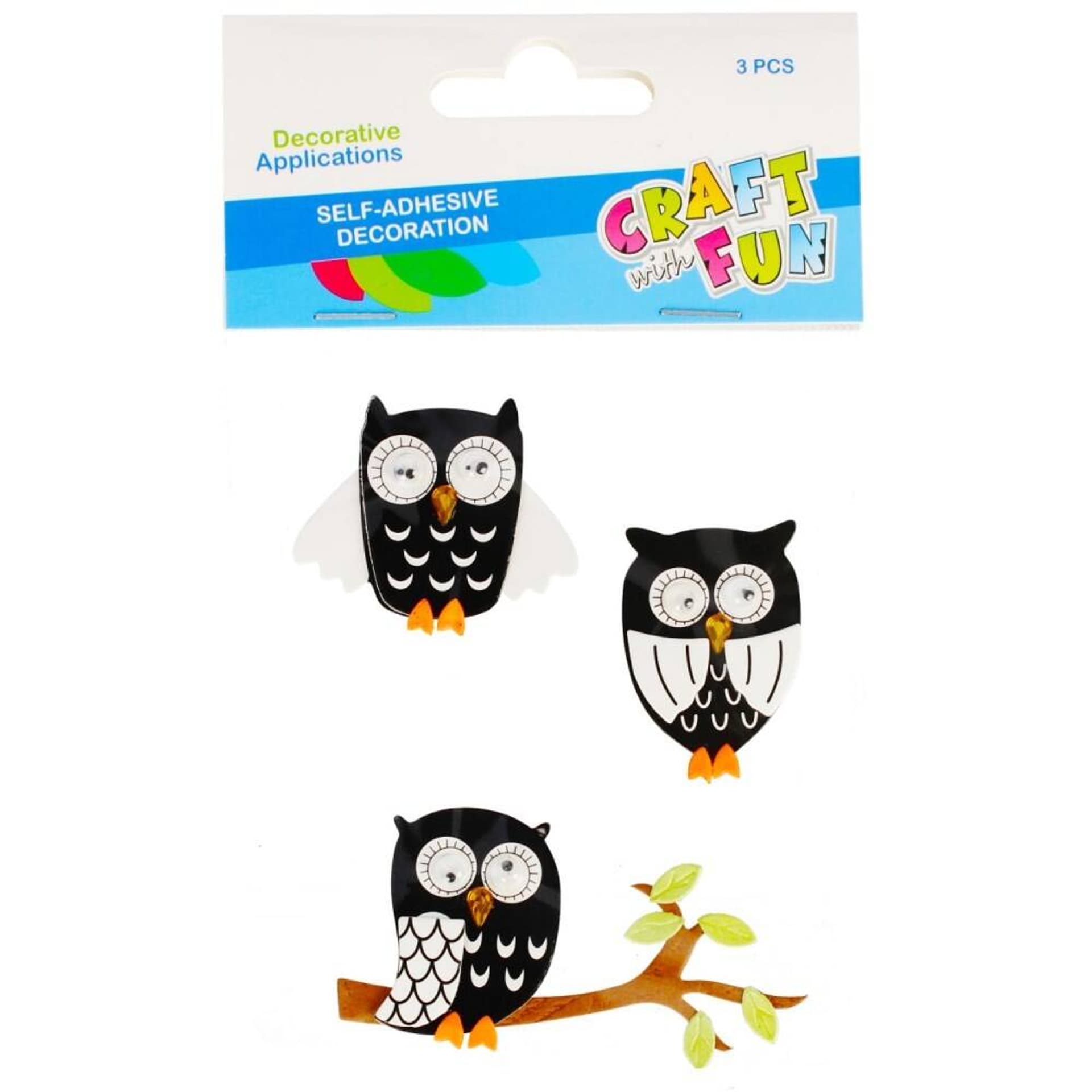 

Ozdoba dekoracyjna piankowa naklejki Sowa EVA CRAFT WITH FUN 480877