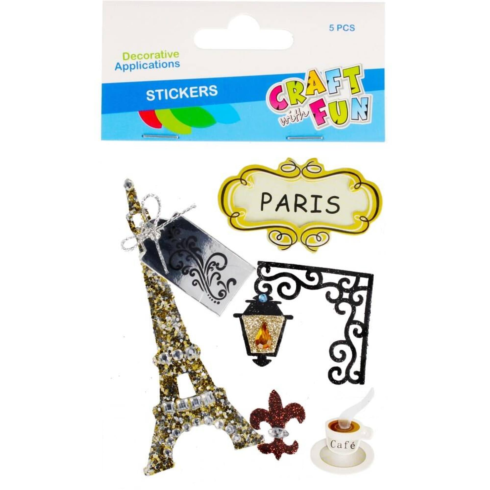 

Ozdoba dekoracyjna samoprzylepna Paryż CRAFT WITH FUN 480891