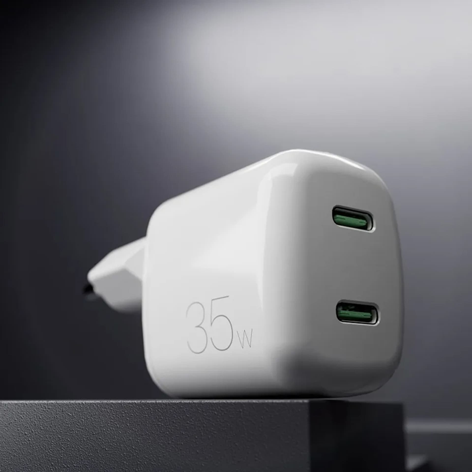 

PURO MiniPro Wall Charger GaN - Ładowarka sieciowa 2 x USB-C 35W PD (biały)