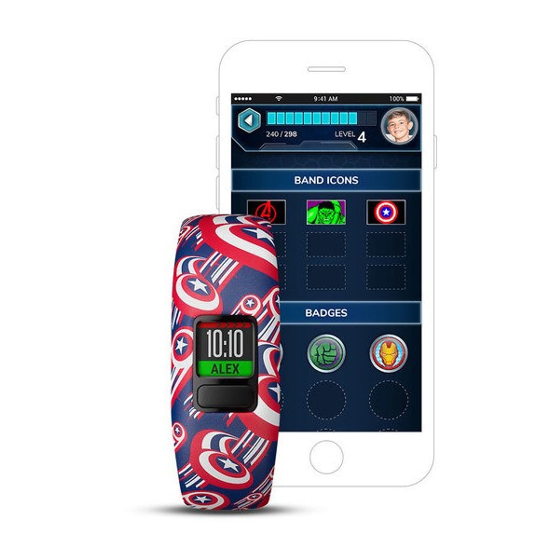 

Opaska Garmin vivofit jr. 2 Avengers