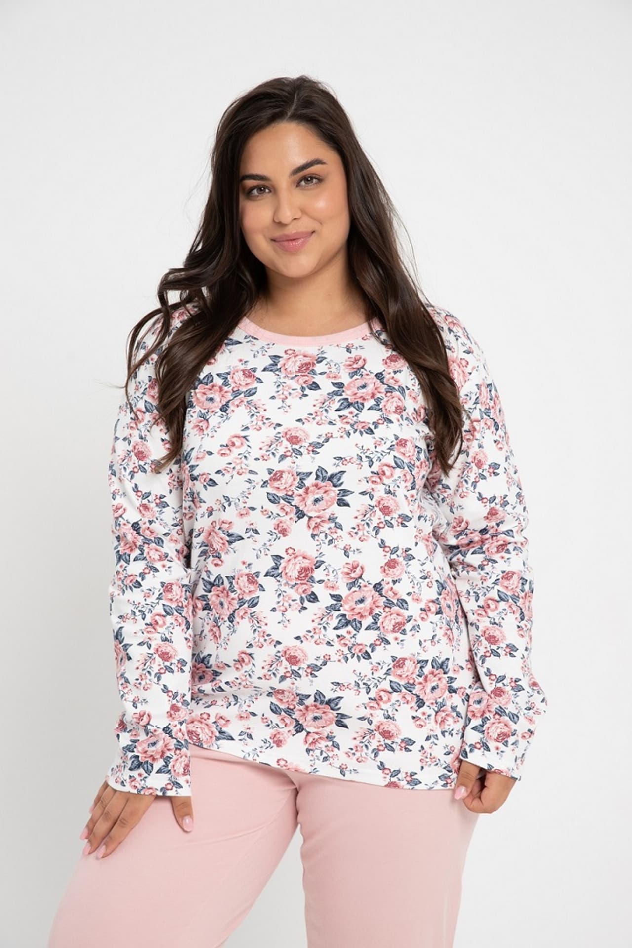 

PIŻAMA TARO 3021 GARDENIA AW24 (kolor róż jasny, rozmiar 3XL)