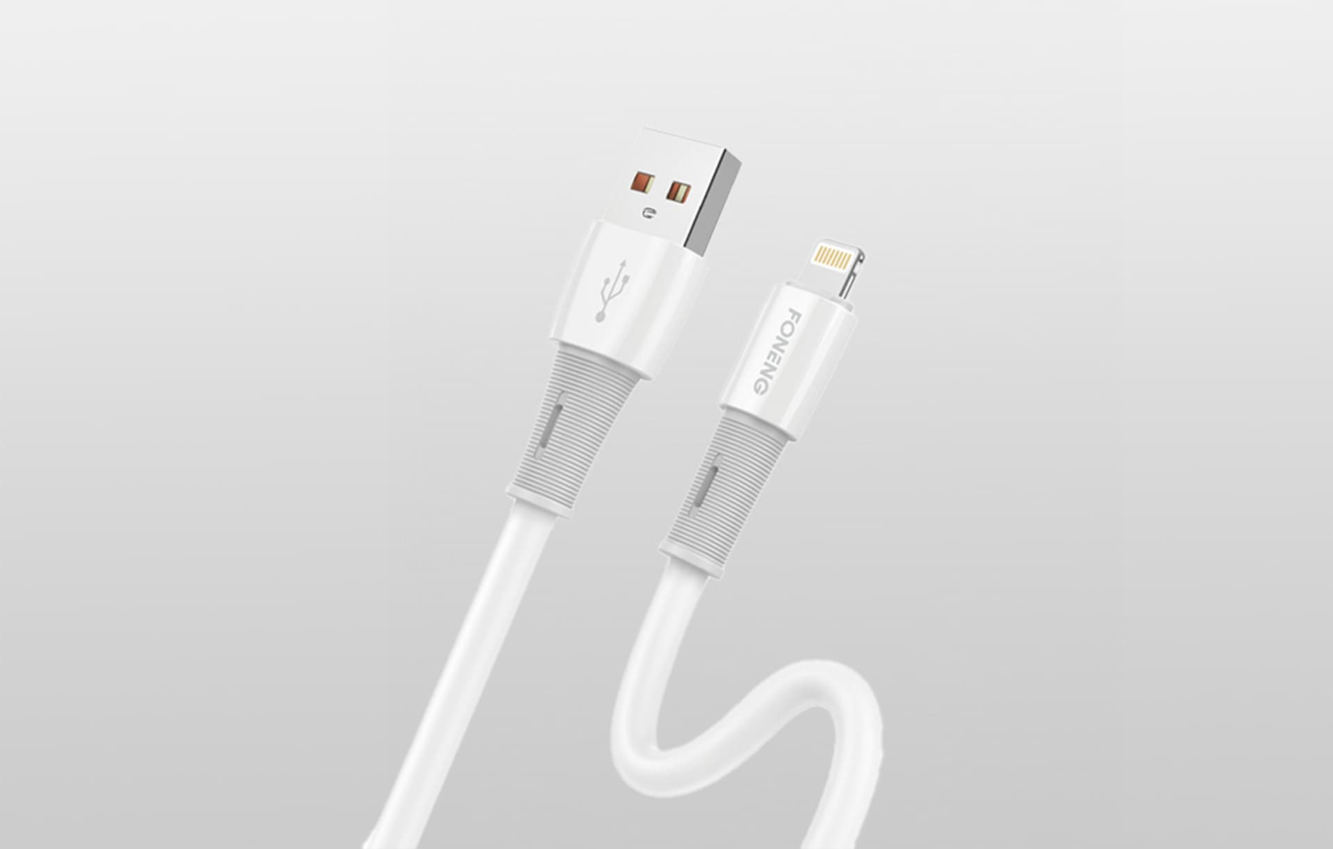 

Kabel USB do Lightning Foneng X86 3A, 1.2m (biały)