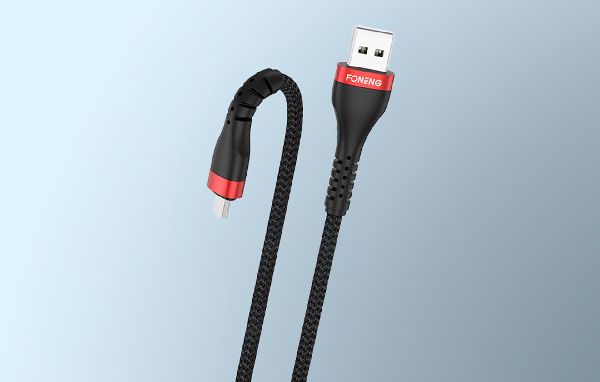 

Kabel USB do Micro USB Foneng X82 3A, 1m (czarny)