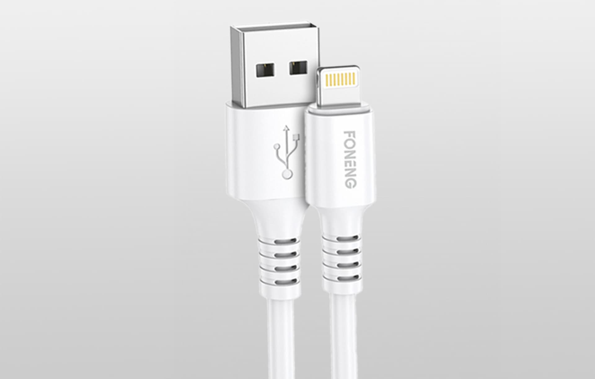 

Kabel USB do Lightning Foneng X85 iPhone 3A Quick Charge, 1m (biały)