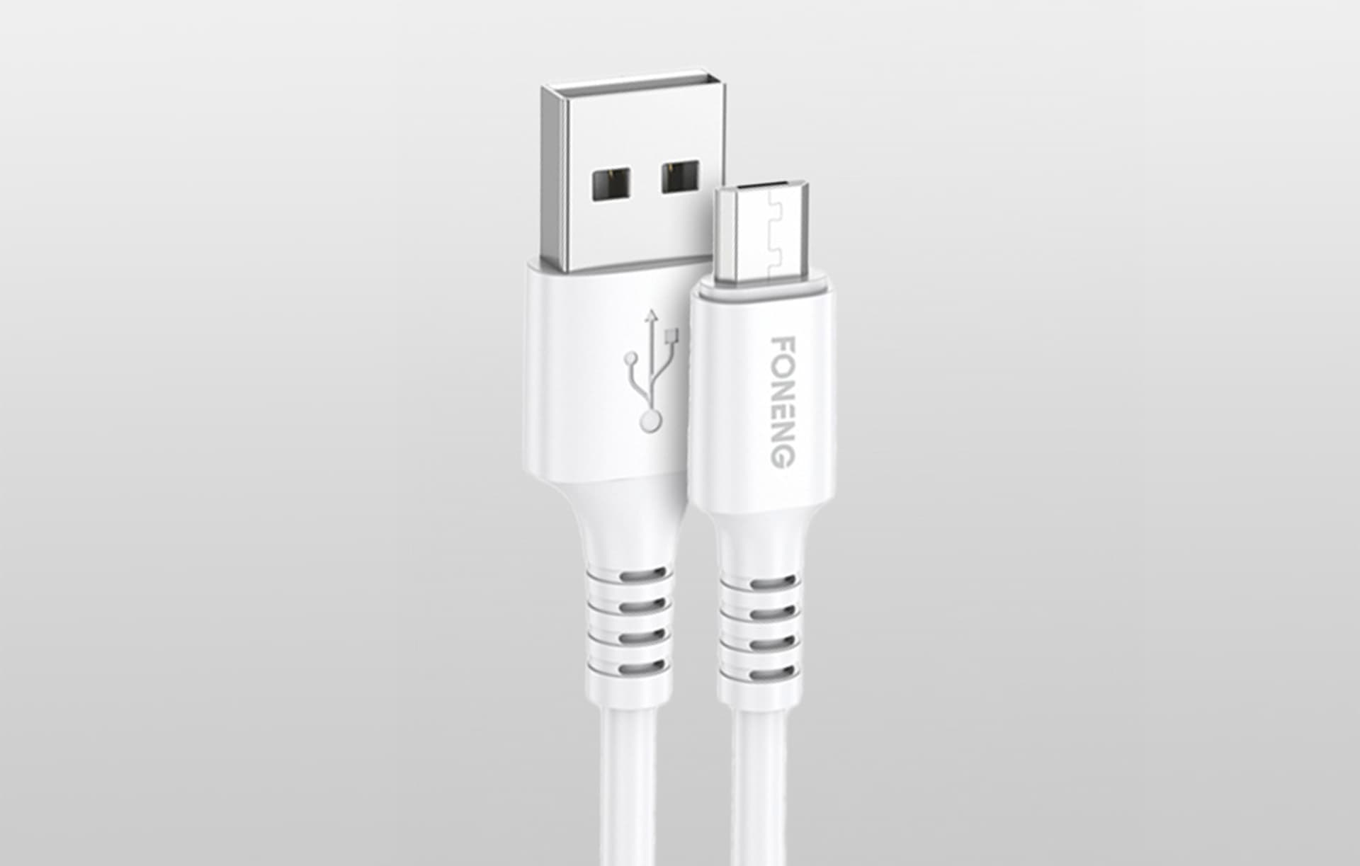 

Kabel USB do Micro USB Foneng X85 3A Quick Charge, 1m (biały)