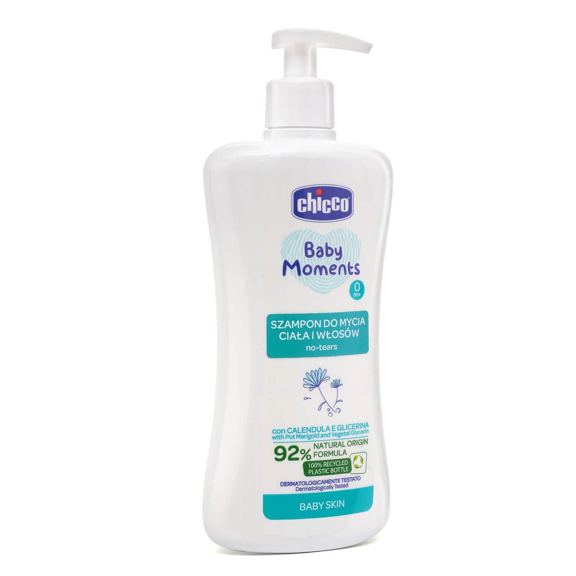 

SZAMPON DO MYCIA CIAŁA I WŁOSÓW 500 ML 0 M+ CHICCO Baby Moments