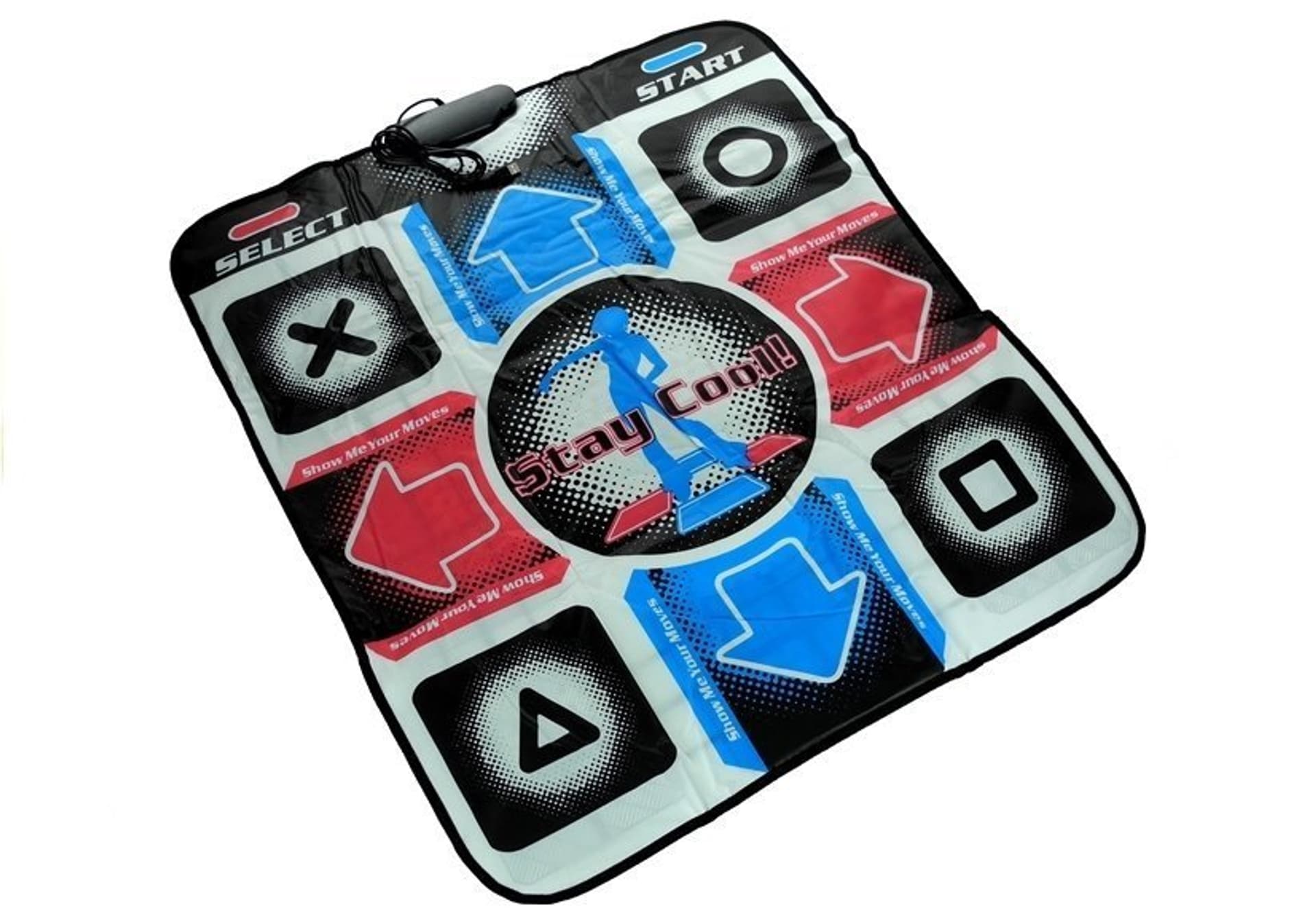 

Mata Taneczna Do Tańczenia USB CD 80 cm x 90 cm