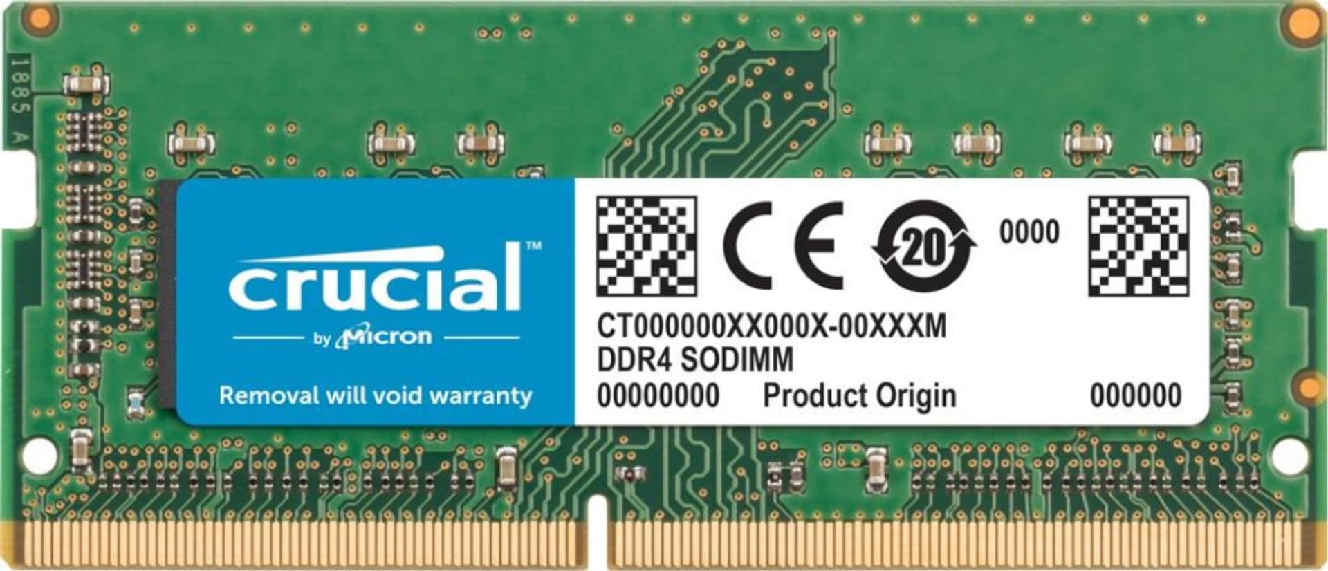 

Pamięć CRUCIAL SODIMM DDR4 8GB 2400MHz 17CL 1.2V SINGLE