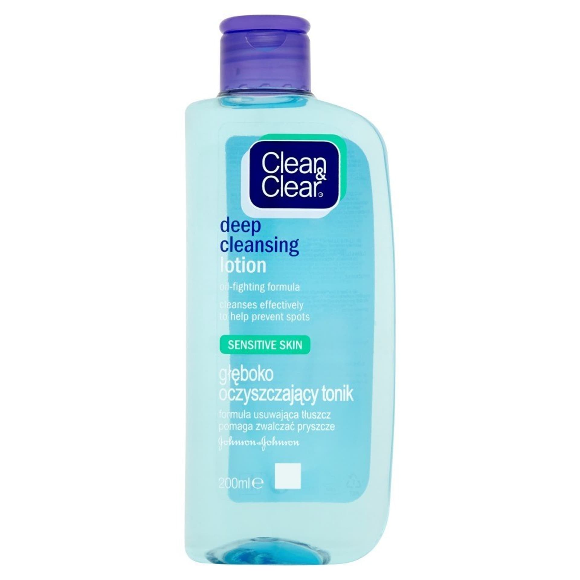 

Clean&Clear Głęboko oczyszczający tonik do twarzy do skóry wrażliwej 200ml