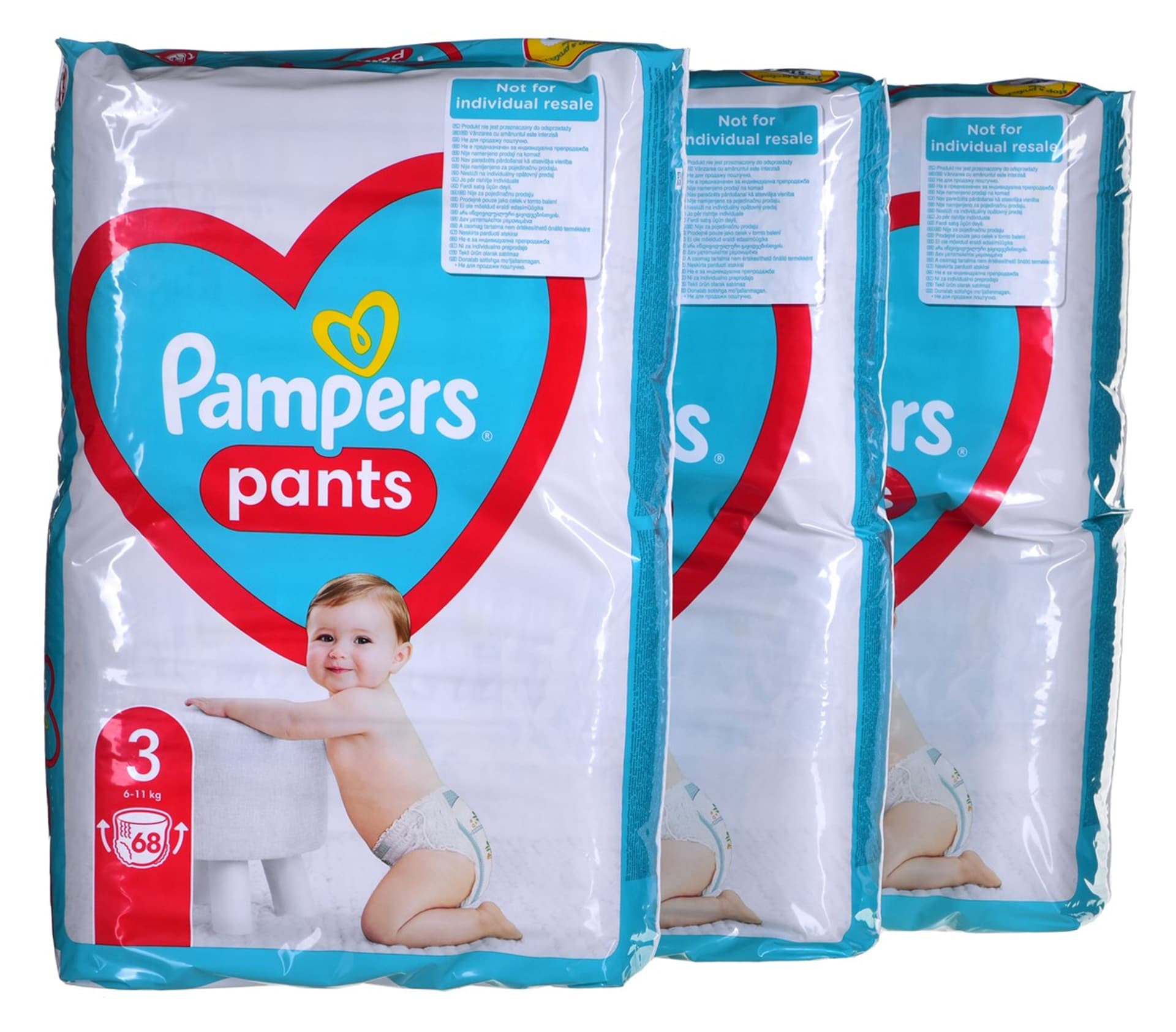 

PAMPERS Pieluchy MTH Rozm 3, 6-11kg, 204szt.