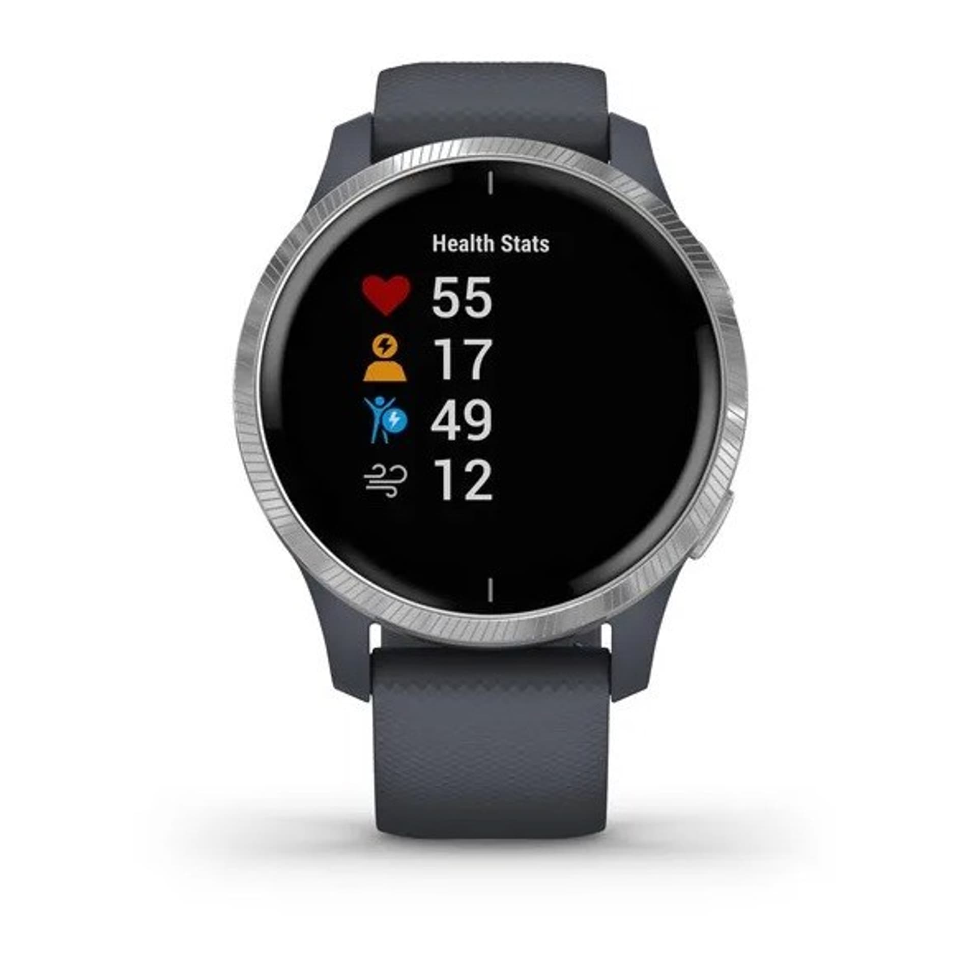 

Zegarek Garmin VENU Silver Granite Blue band
