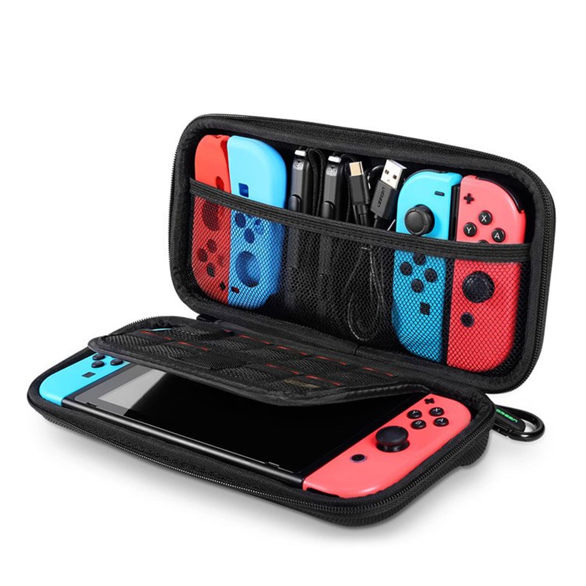 

Ugreen etui pudełko na Nintendo Switch i akcesoria 26 cm x 12 cm x 4 cm czarny (LP174 50974)