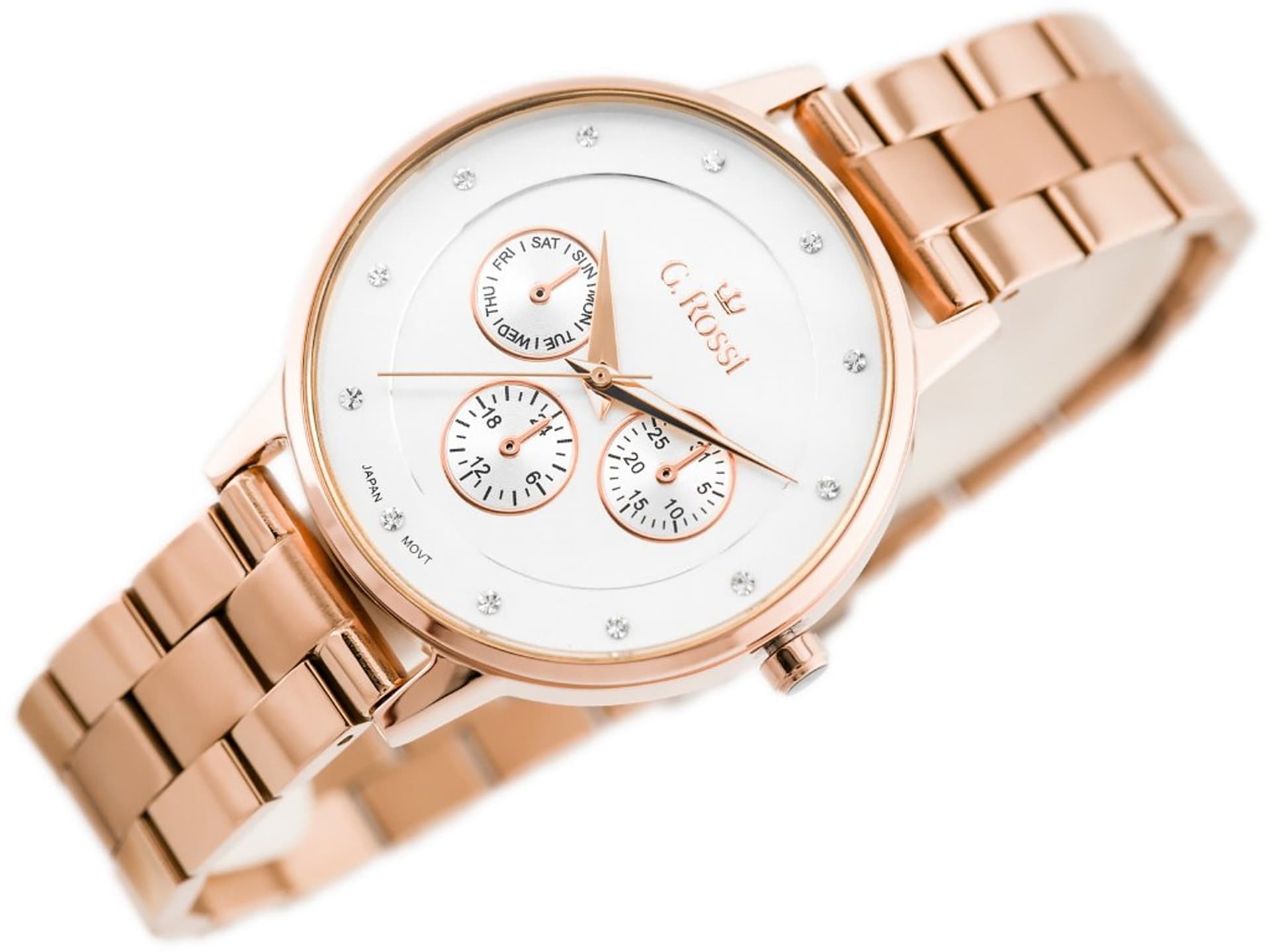 

ZEGAREK G. ROSSI - 11715B (zg731e) + BOX, Zg731e) + bo