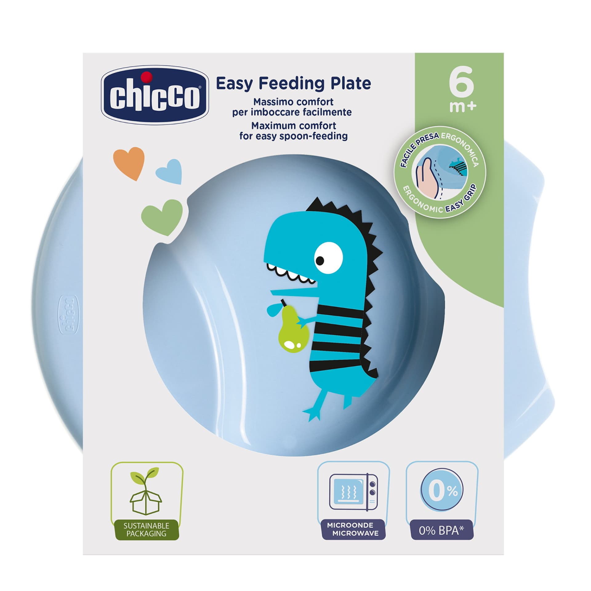 

Chicco talerz do karmienia 6 m +-niebieski w trzech kolorach