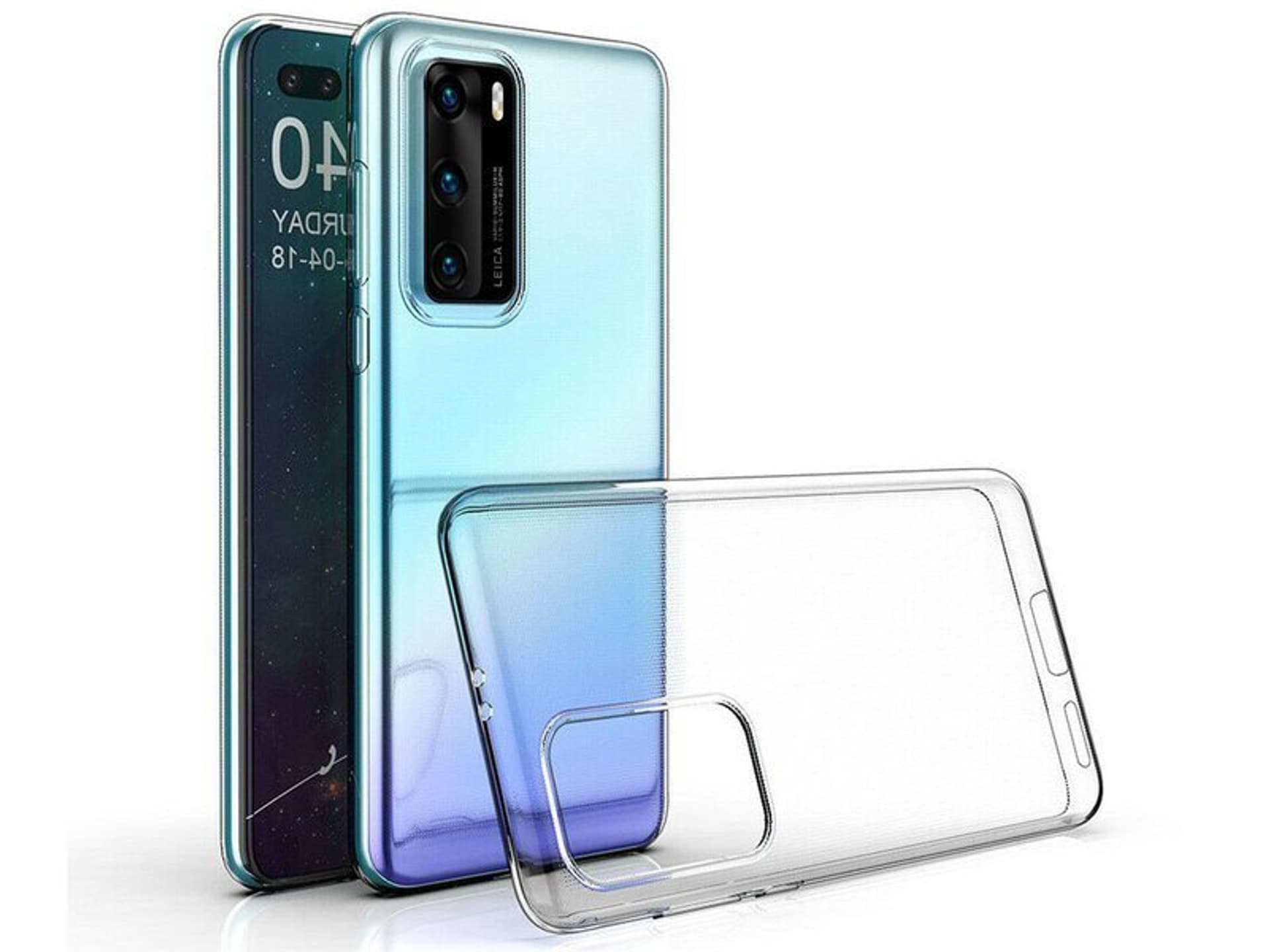 

Etui Huawei P40 silikonowe przezroczyste