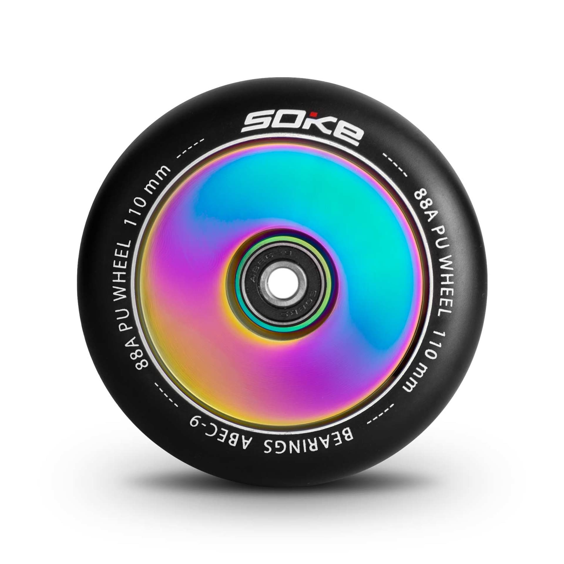 

Kółka do hulajnogi 110 mm pełne rainbow 2szt.