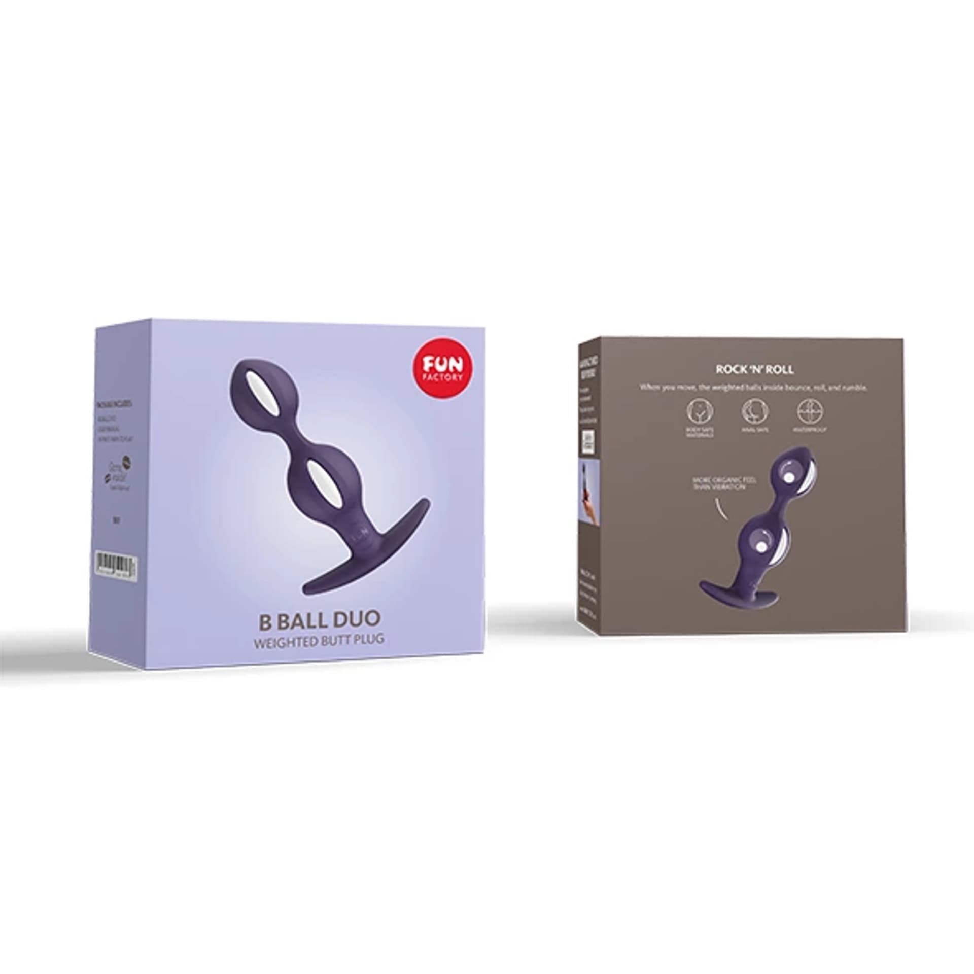 

Plug analny - Fun Factory B Balls Duo Dark Violet