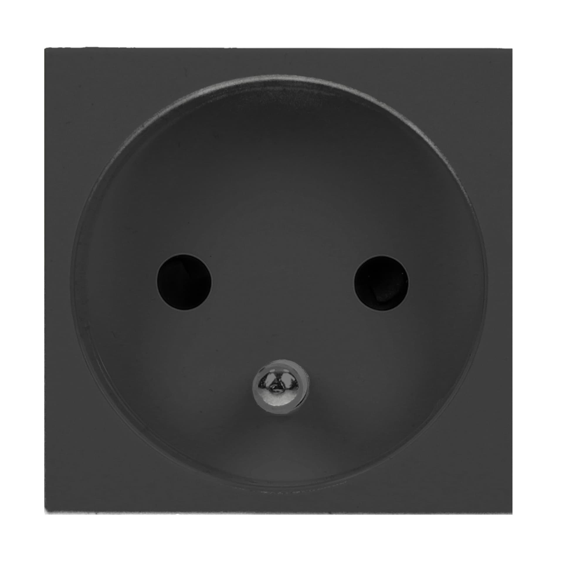 

NOEN FR, gniazdo modułowe 45x45mm 1x2P+Z, typ E french, 16A 250V, czarne