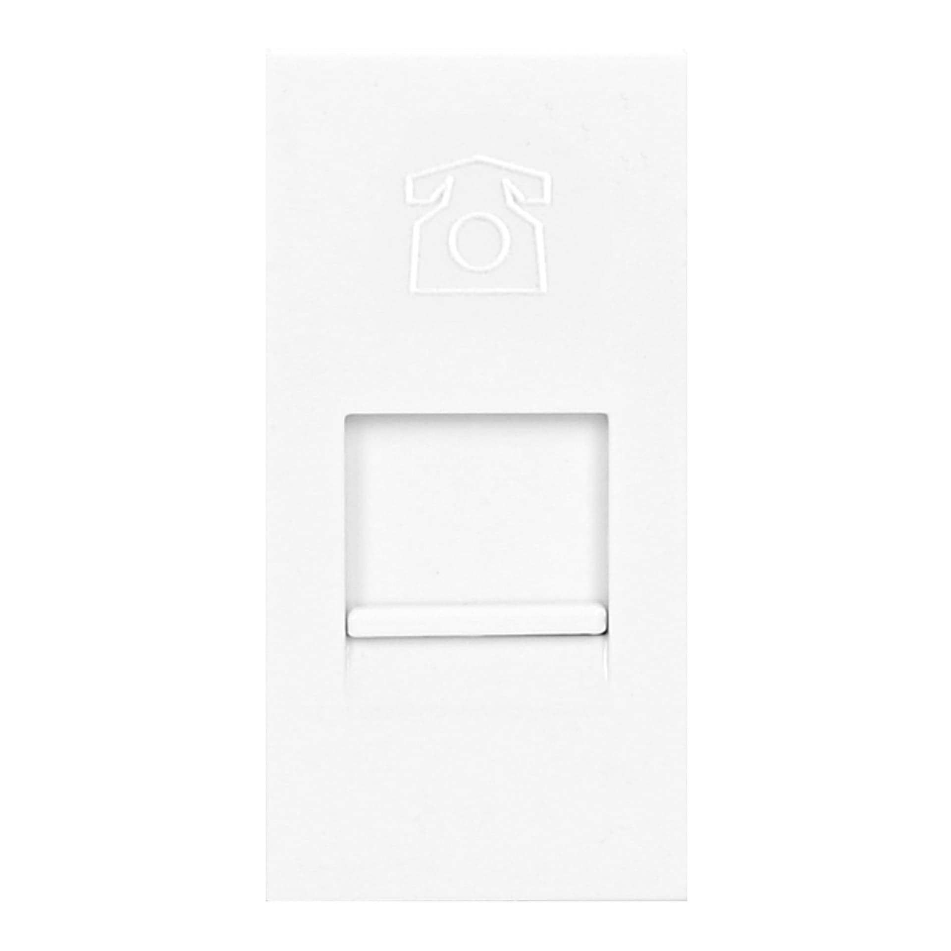 

NOEN RJ11, gniazdo modułowe 22,5x45mm telefoniczne RJ11, białe
