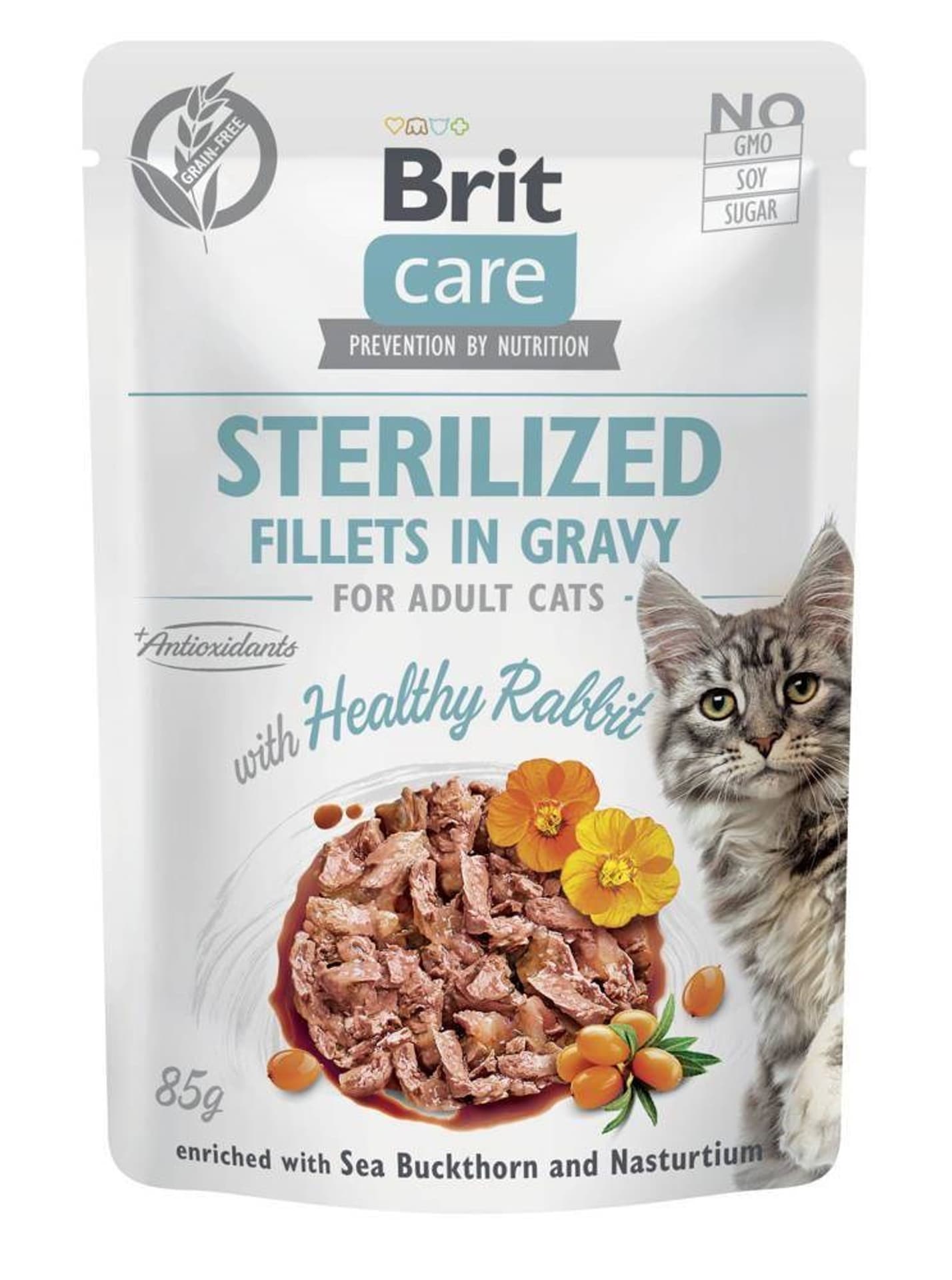 

Brit Care Cat Sterilized Rabbit Pouch 85g