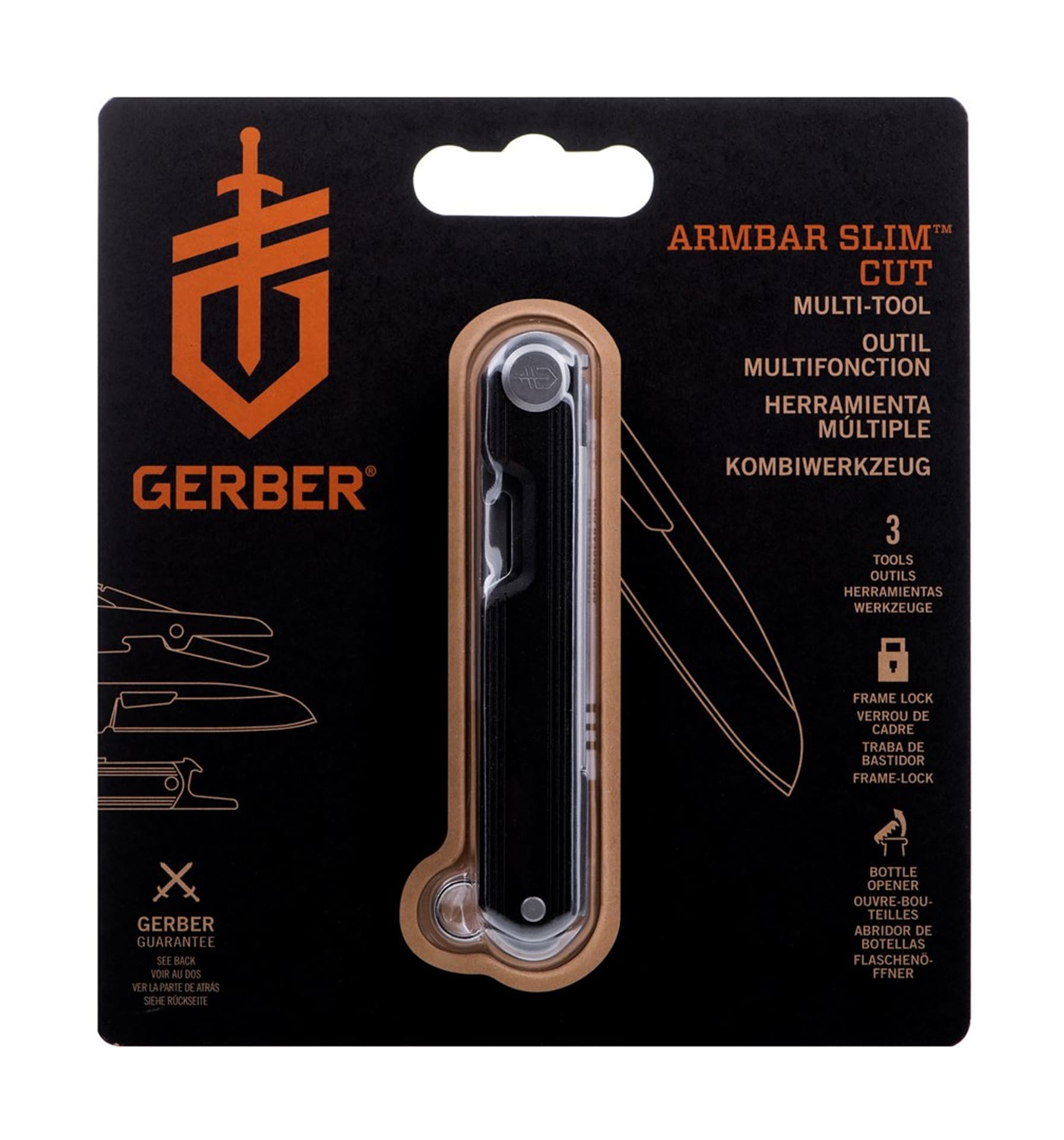 

Multitool GERBER Armbar Slim Cut - Onyx