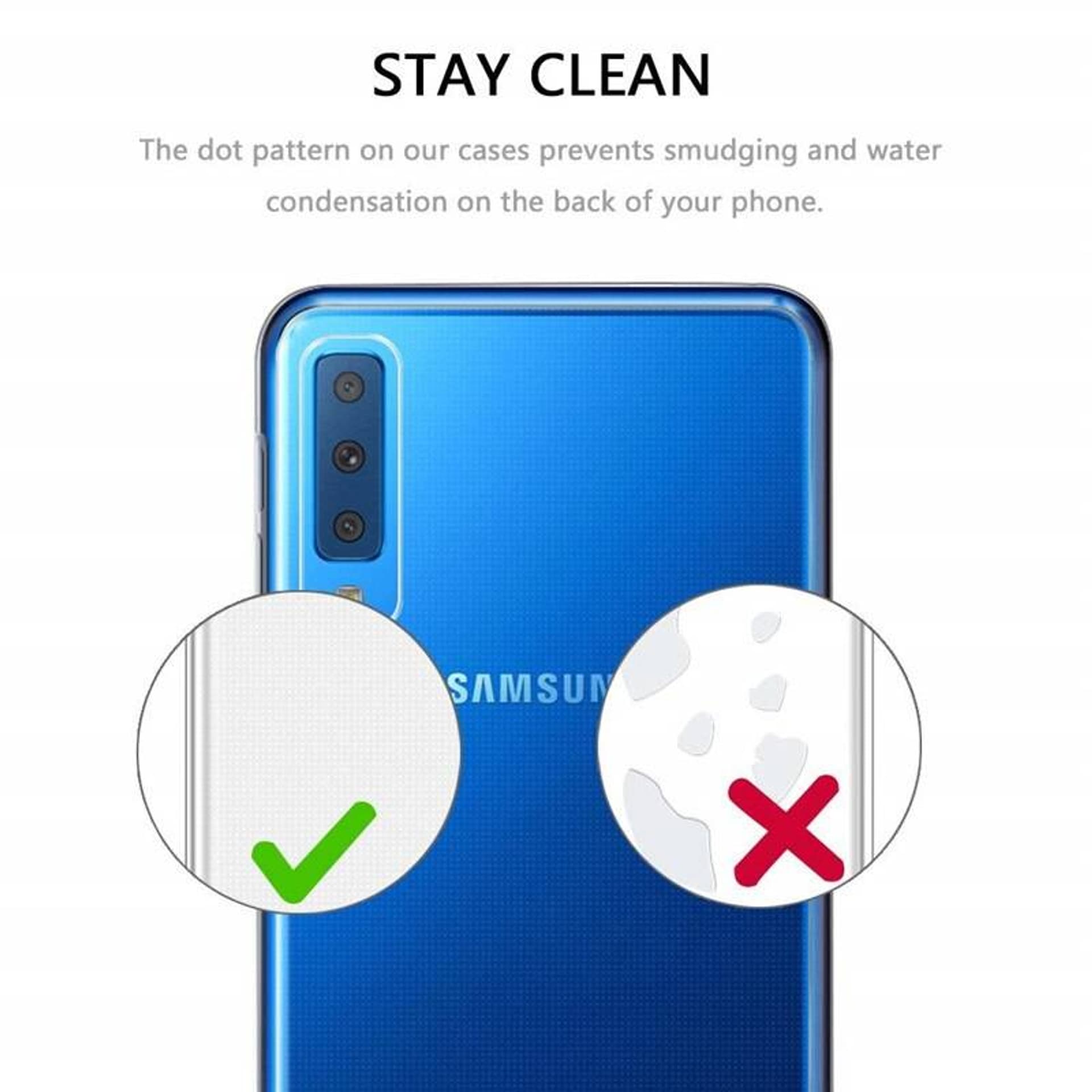 

Etui SAMSUNG GALAXY A7 2018 Back Żel transparentne