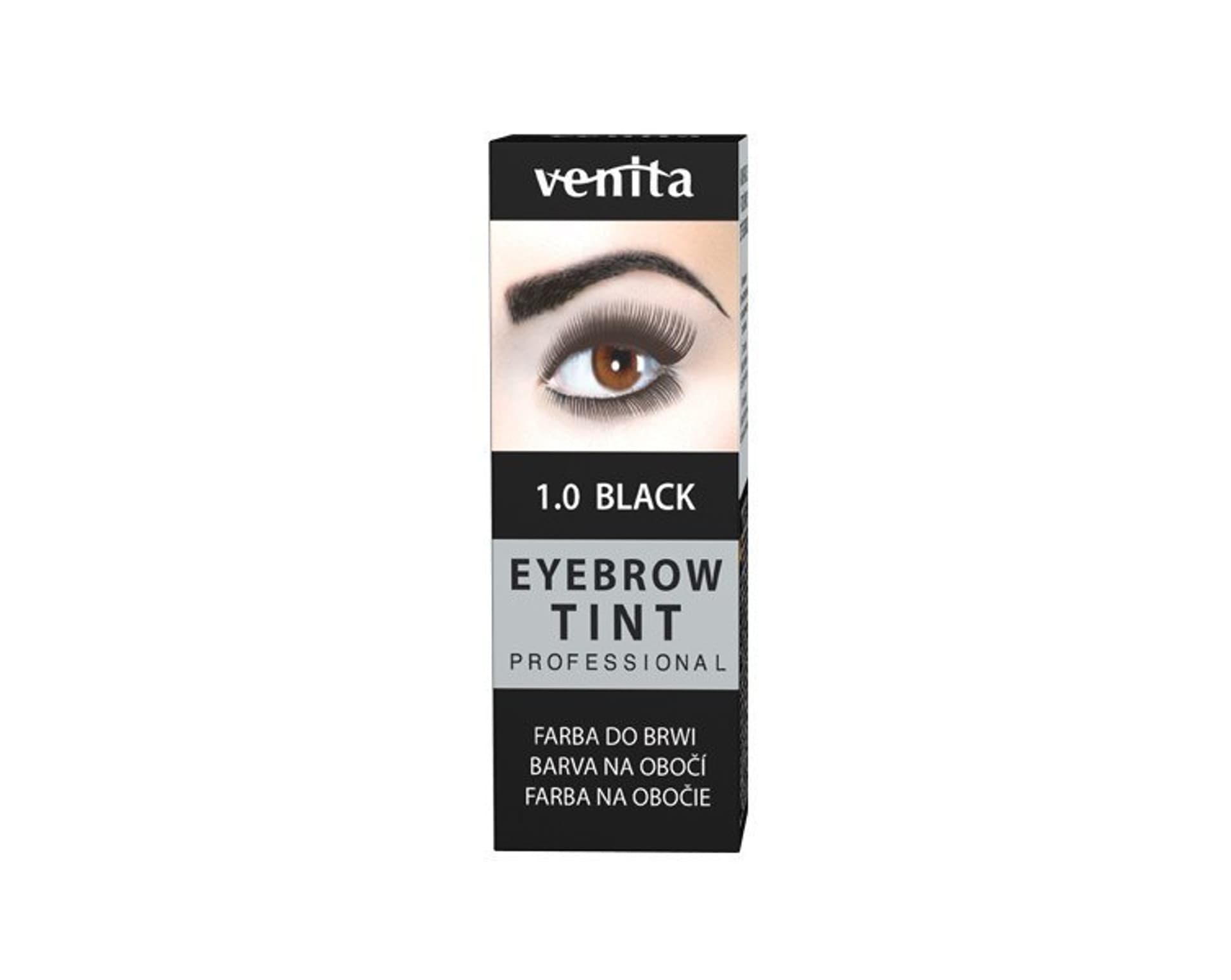 

VENITA Eyebrow Tint Profesjonalna Farba do brwi w proszku - 1.0 Black (czarna) 1op.