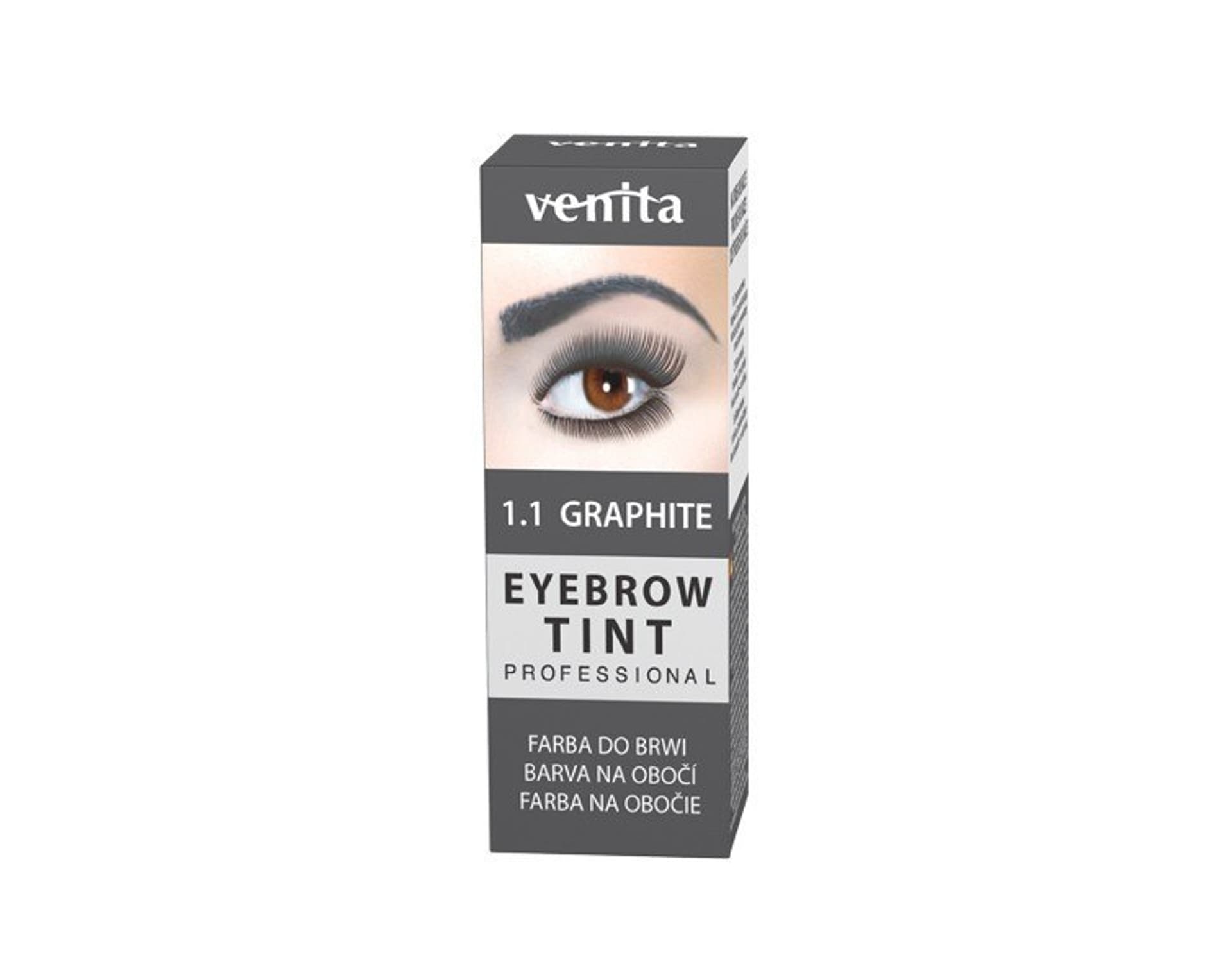 

VENITA Eyebrow Tint Profesjonalna Farba do brwi w proszku - 1.1 Graphite (grafitowa) 1op.