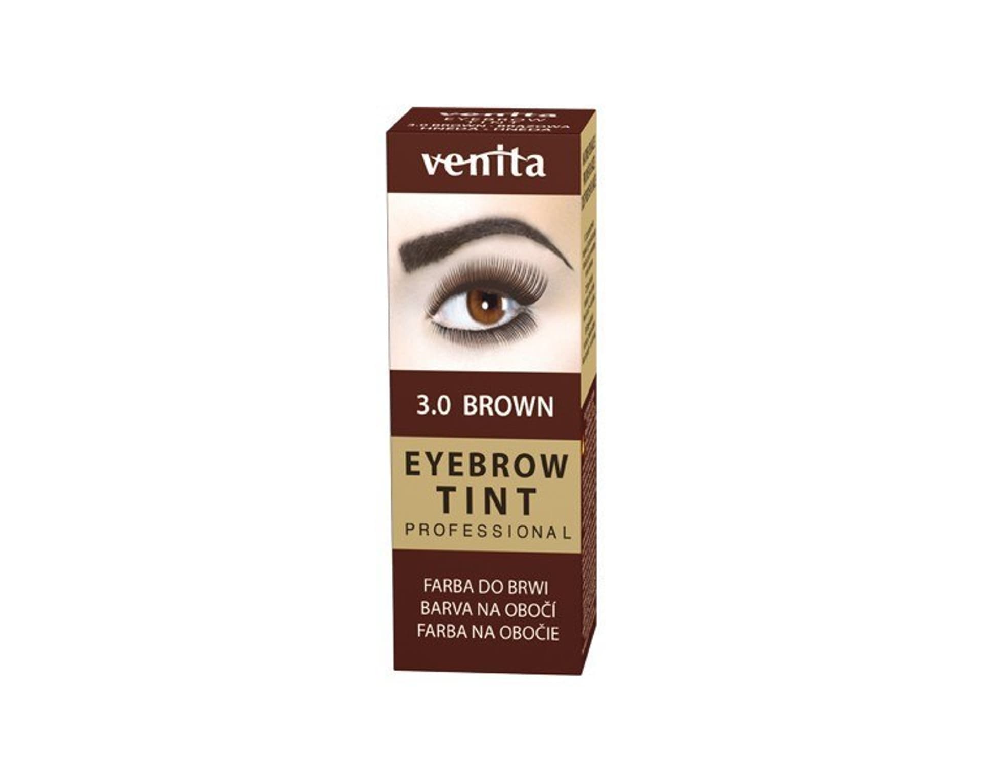 

VENITA Eyebrow Tint Profesjonalna Farba do brwi w proszku - 3.0 Brown (brązowa) 1op.