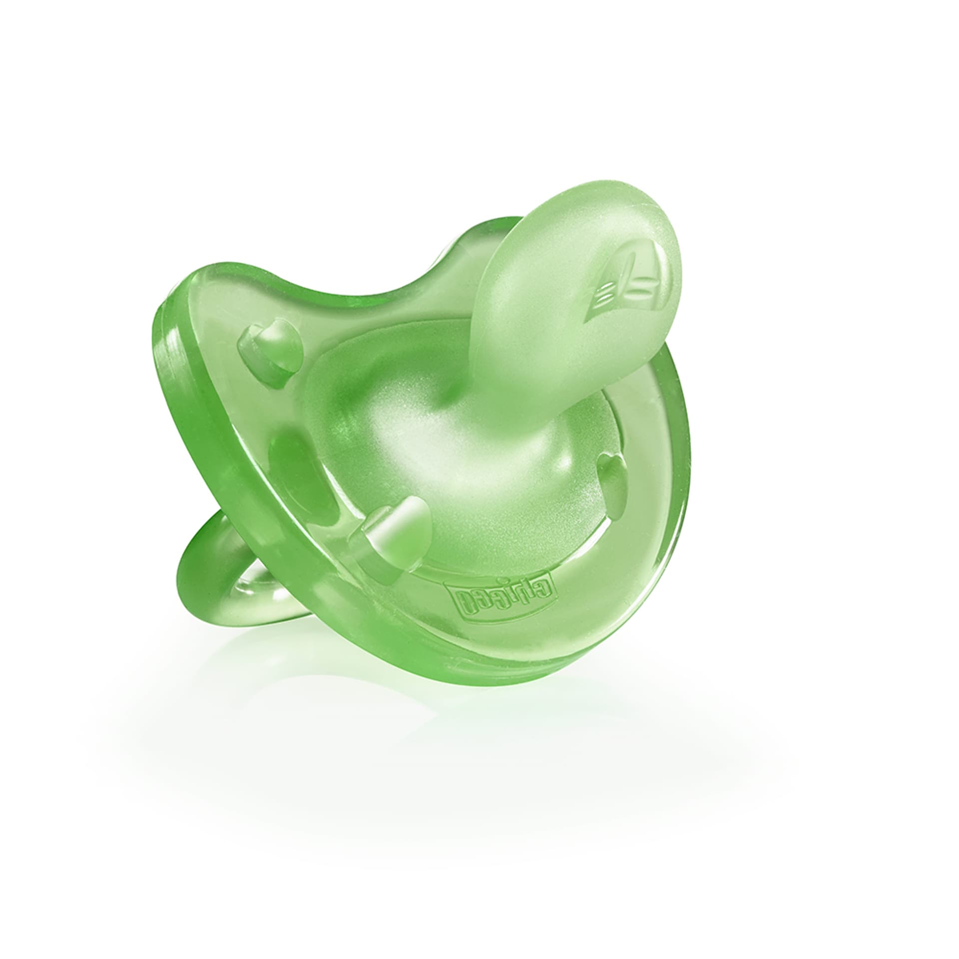

Chicco Physio Soft Smoczek 6m+-zielony / fioletowy mix Smoczek uspokajający silikonowy 6m+