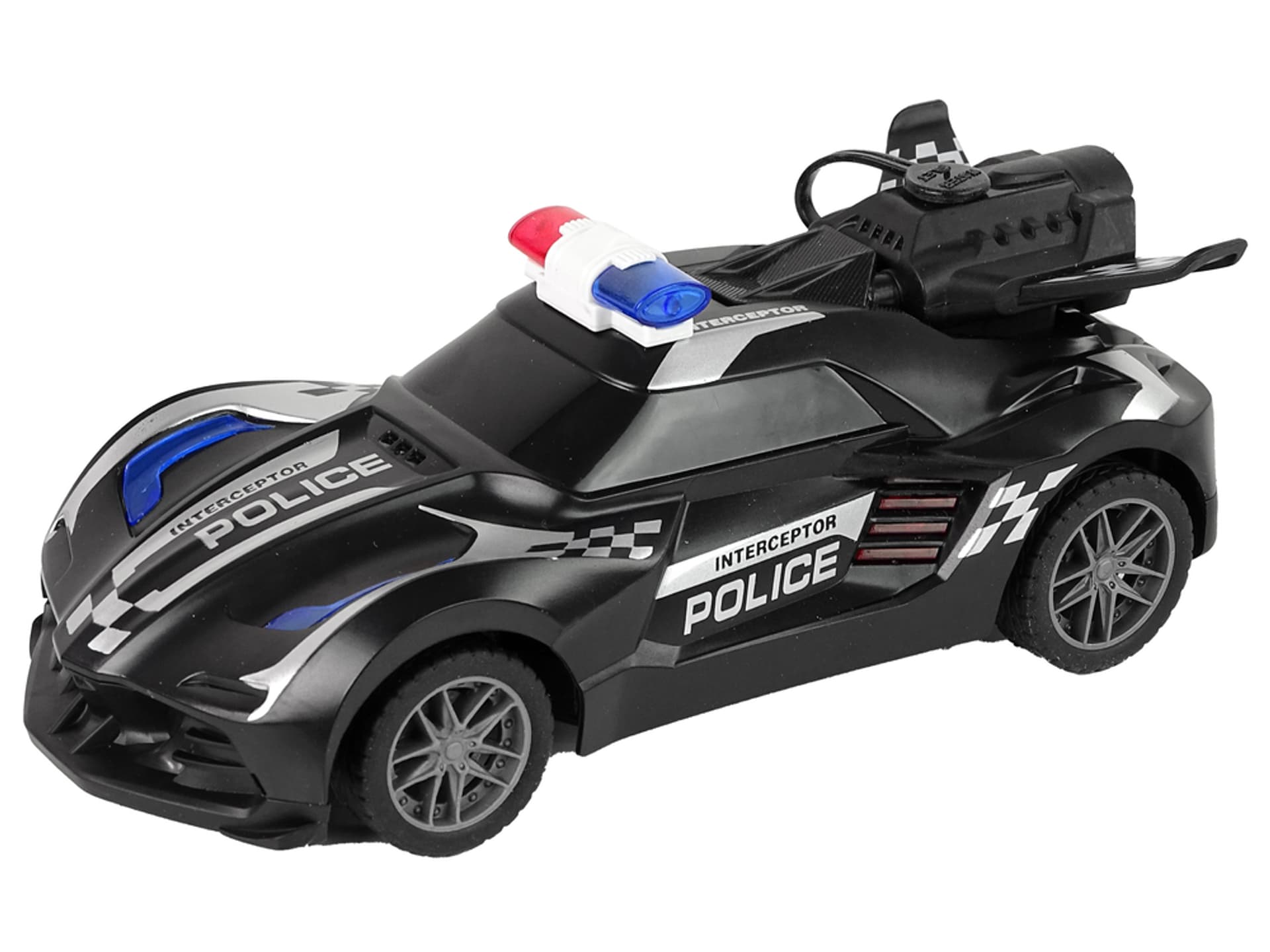 

Auto Sportowe R/C Policja Czarne Zdalnie Sterowane