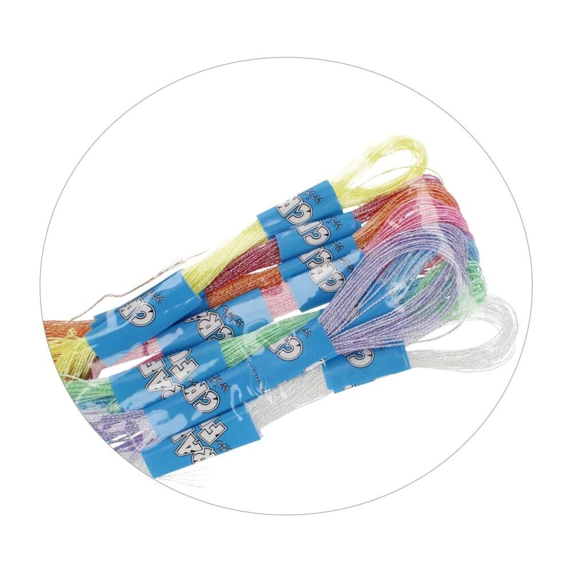 

Mulina dekoracyjna pastelowa mix kolorów CRAFT WITH FUN 480895