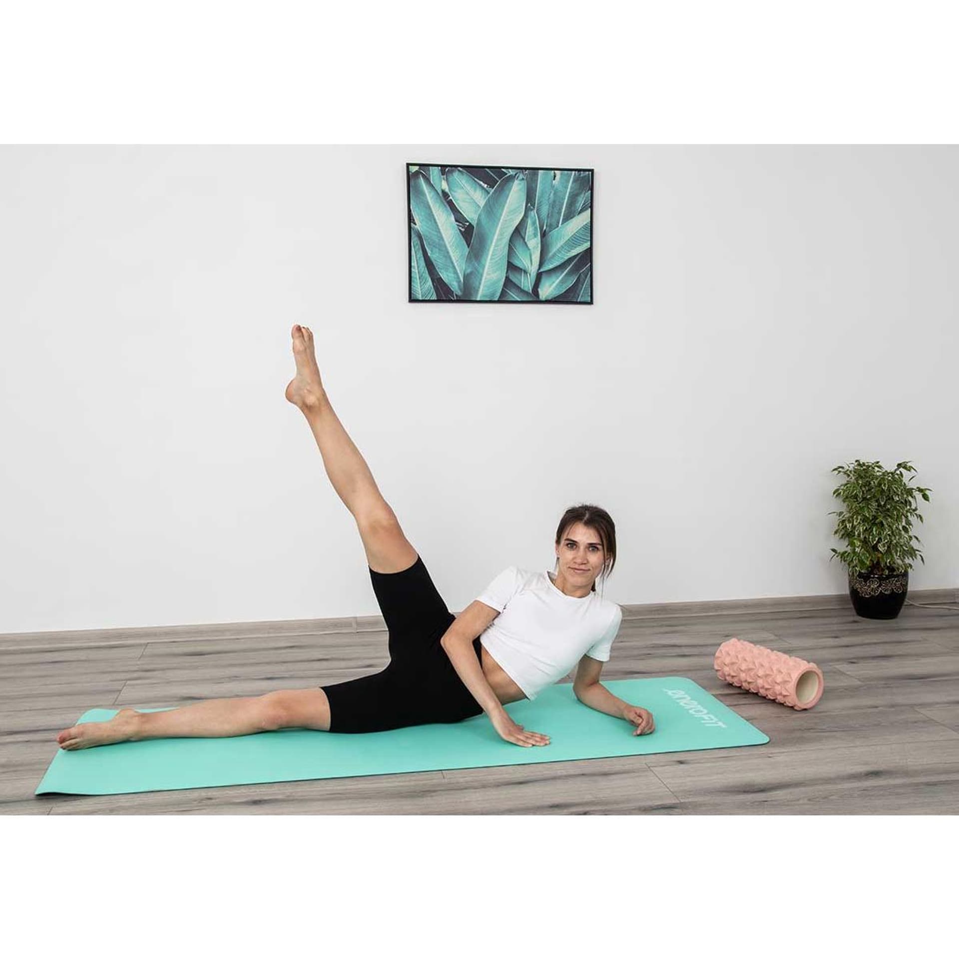 

MATA DO JOGI I FITNESS TPE ANTYPOŚLIZGOWA MIĘTOWO-SZARA ENERO FIT