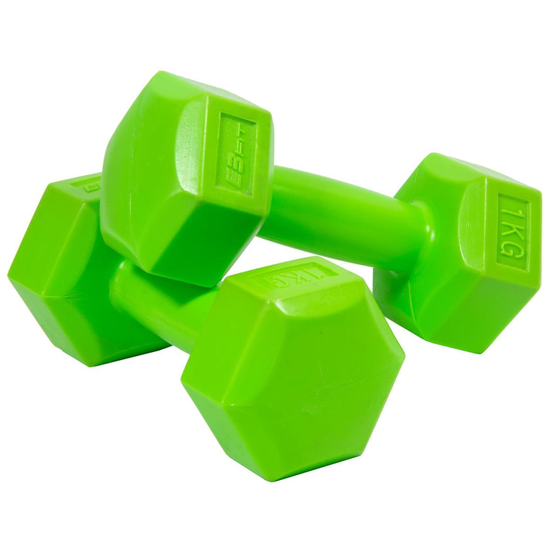 

ZESTAW HANTLI KOMPOZYTOWYCH 2x1 KG EB FIT ZIELONE