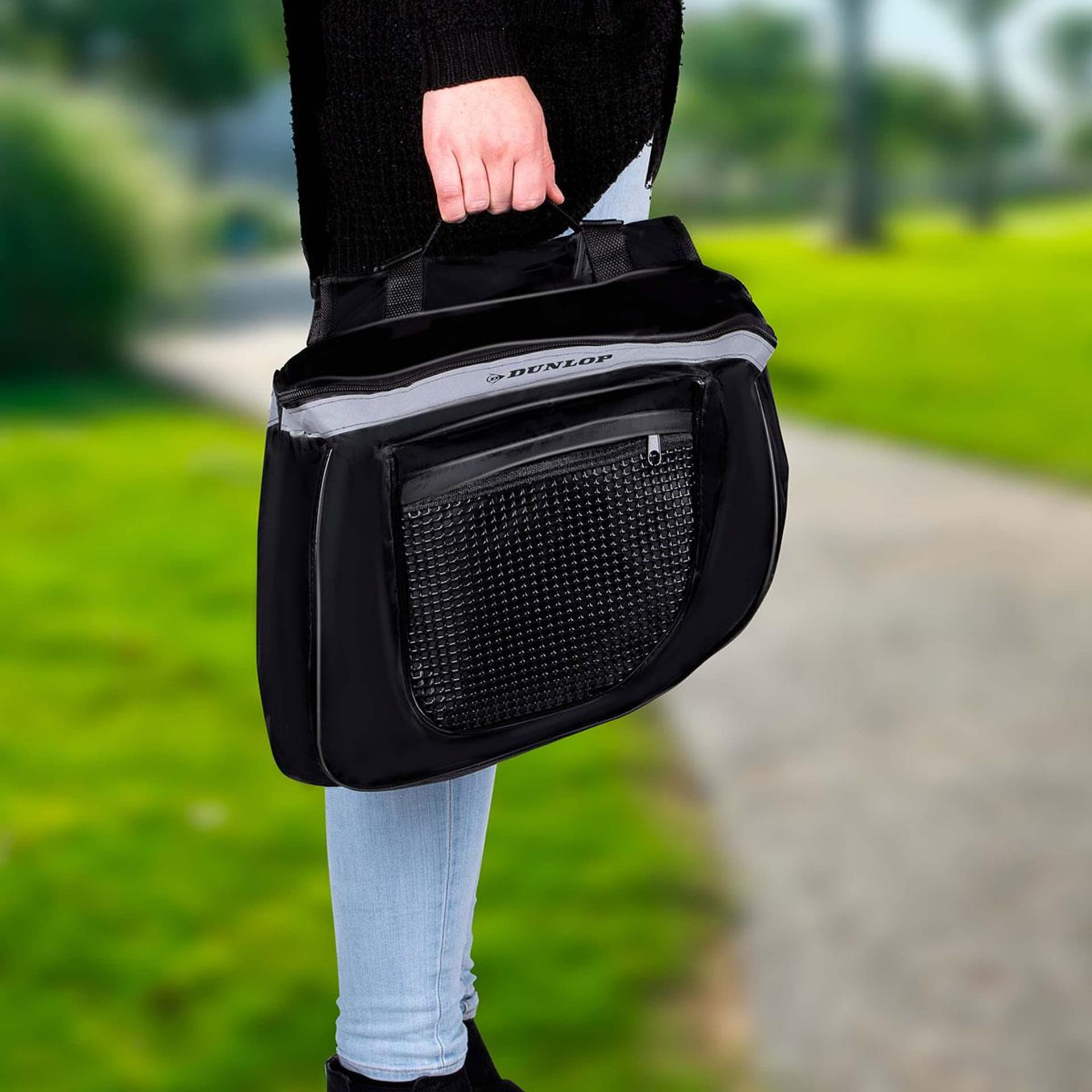 

SAKWA TORBA ROWEROWA NA BAGAŻNIK XXL 26L DUNLOP - CZARNY