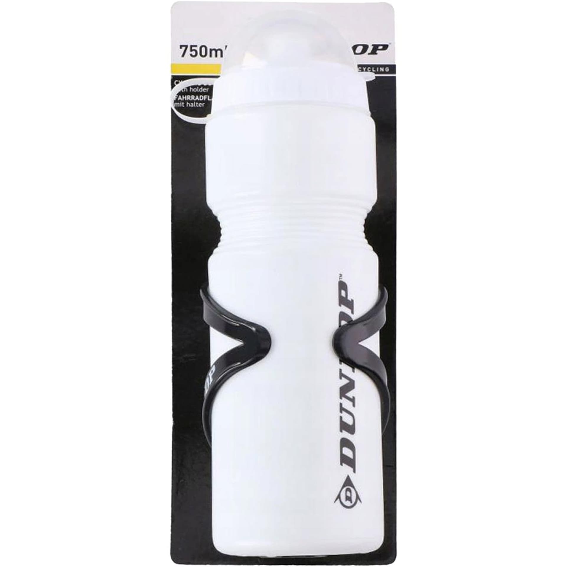 

BIDON ROWEROWY DUNLOP 750ML Z KOSZYKIEM BIAŁY