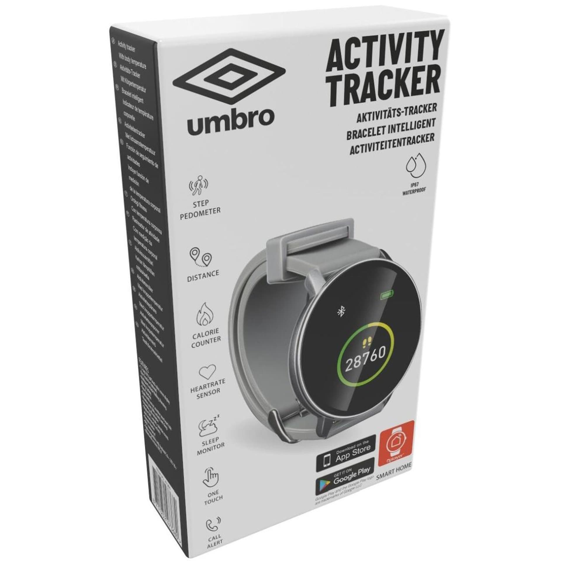 

OPASKA ZEGAREK MONITORUJĄCY SREBRNY OKRĄGŁY UMBRO