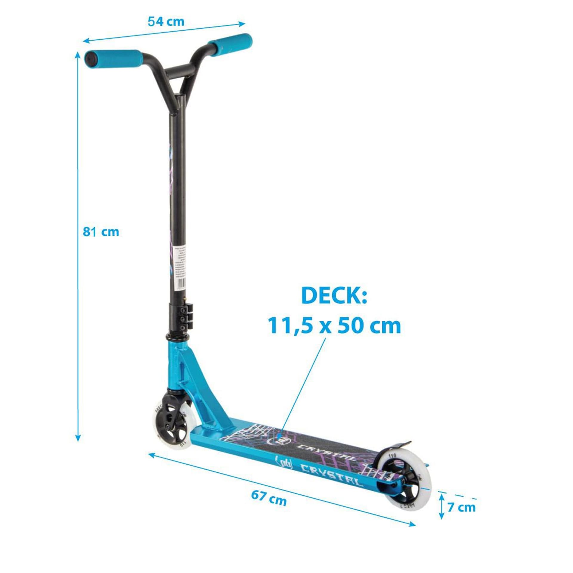 

HULAJNOGA PB STUNT 110MM CRYSTAL BLUE