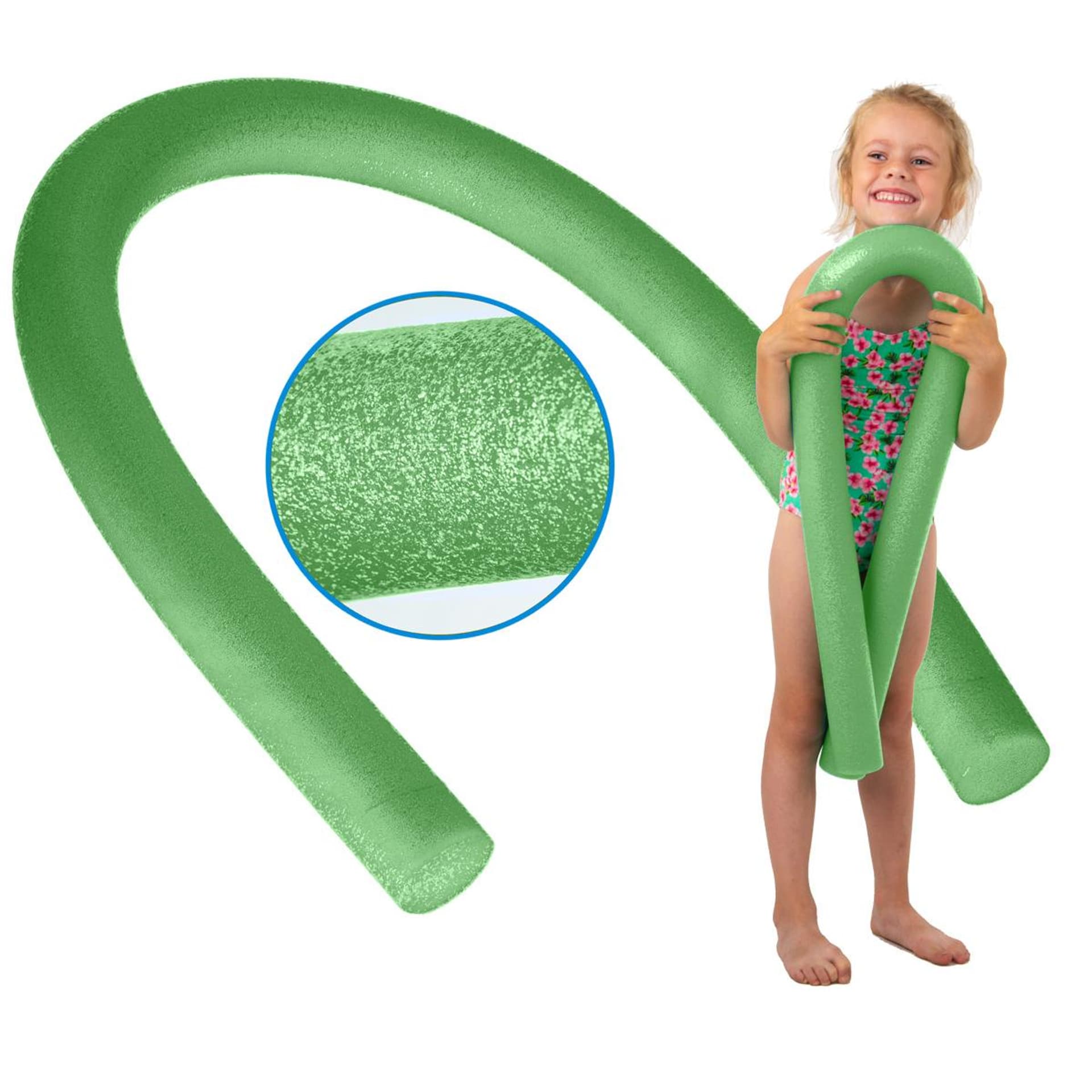 

MAKARON NOODLE DO NAUKI PŁYWANIA NA BASEN COMFY ZIELONY