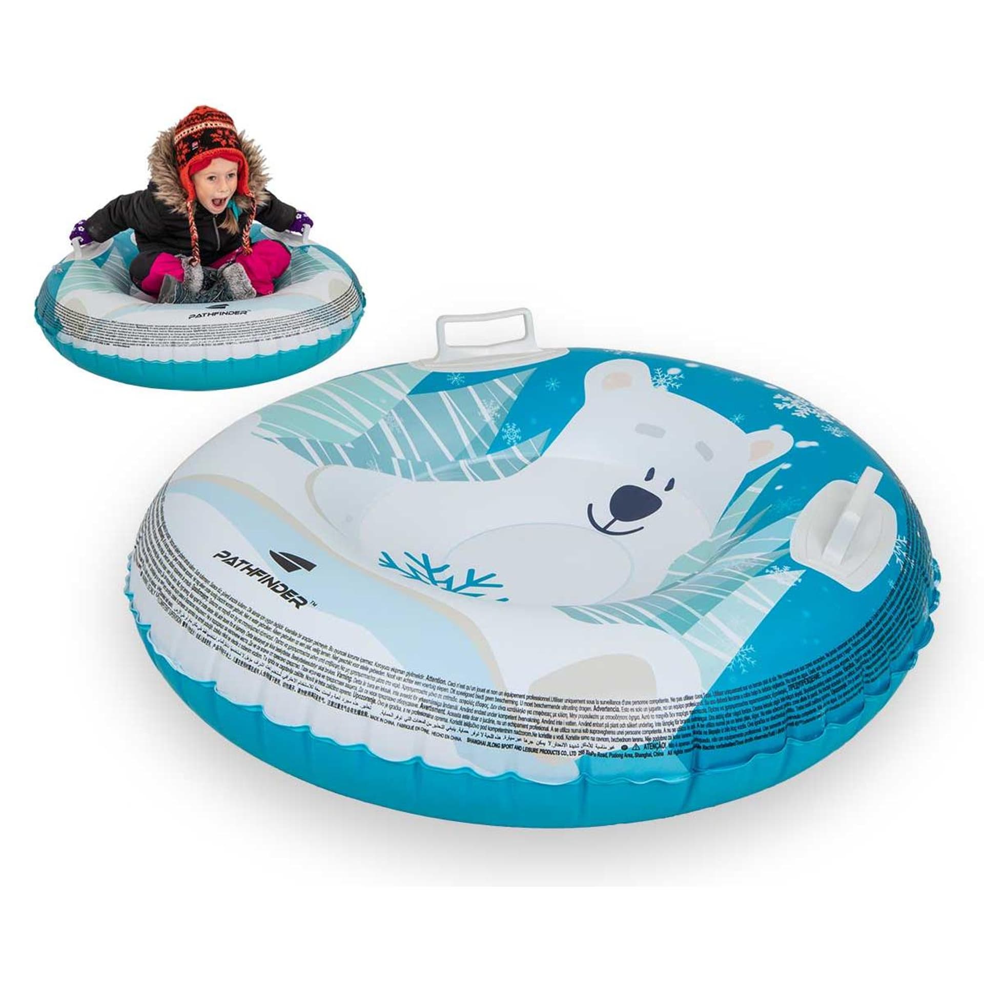 

ŚLIZG SANKI DMUCHANE POLAR BEAR TUBE 90x25CM