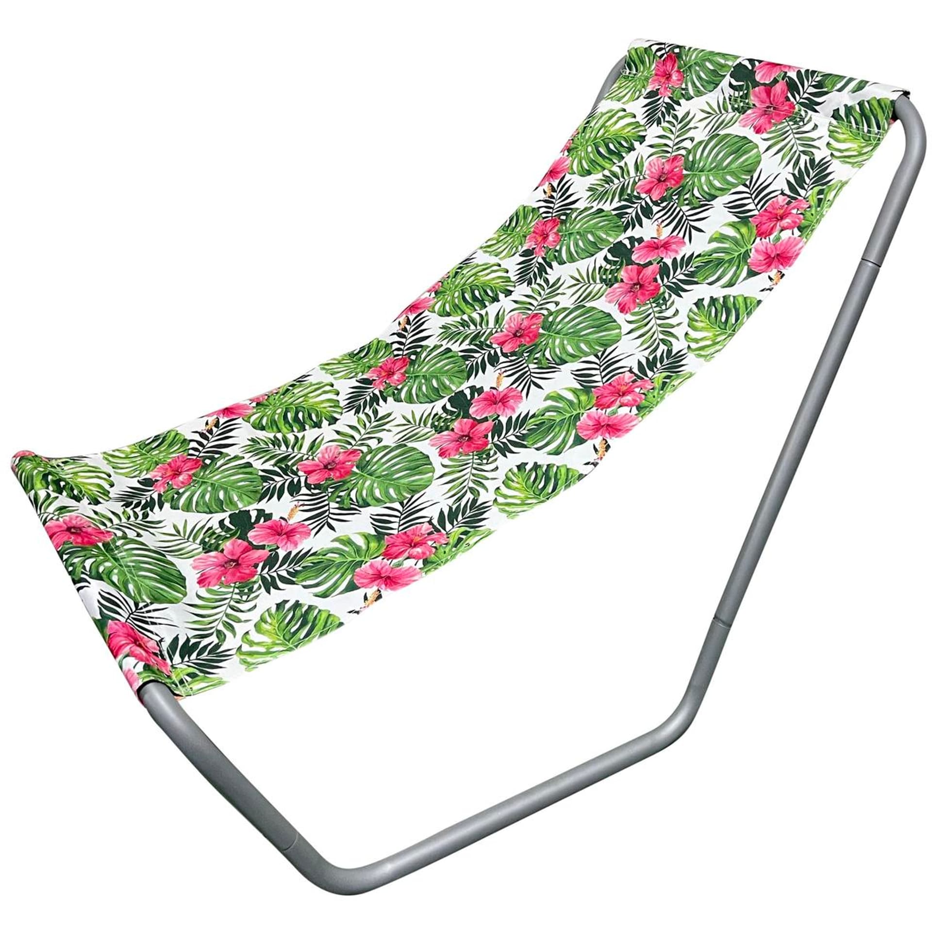 

LEŻAK OGRODOWO - PLAŻOWY SKŁADANY I TORBA FLOWERS 47461