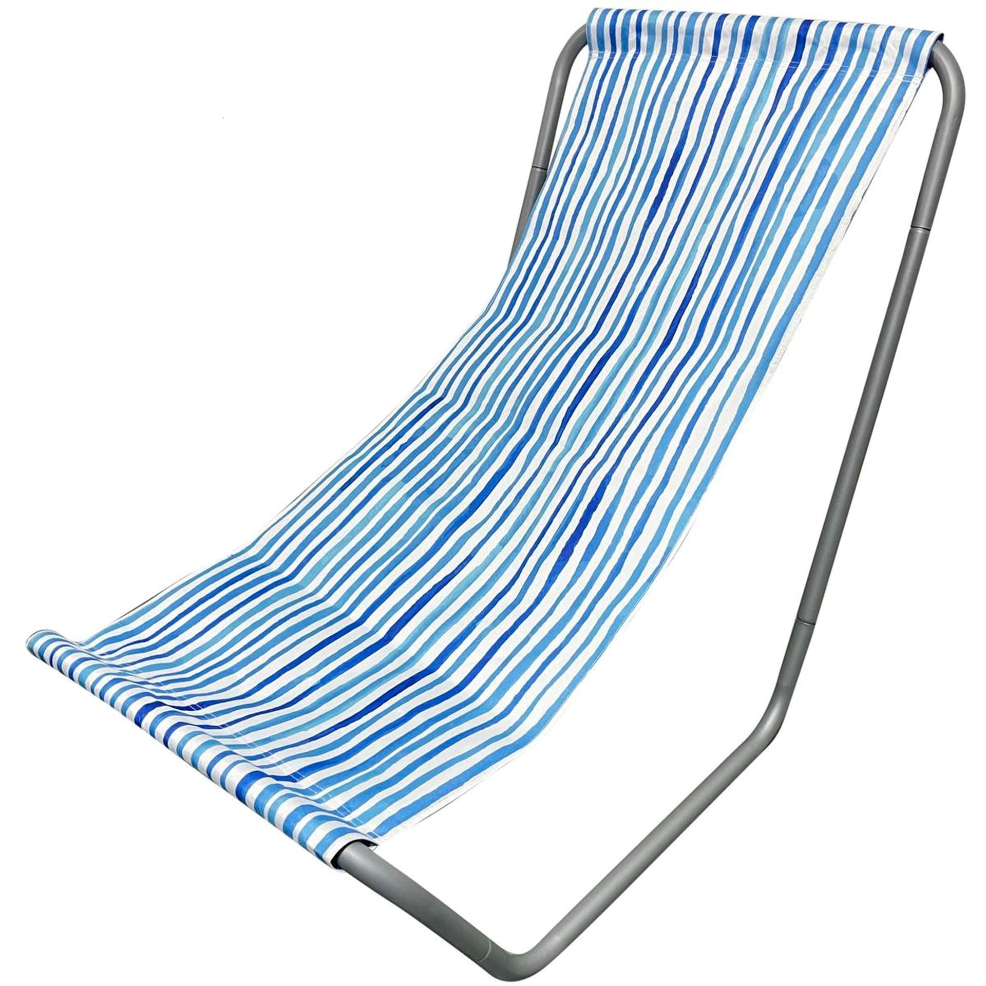 

LEŻAK OGRODOWO - PLAŻOWY SKŁADANY I TORBA BLUE LINES