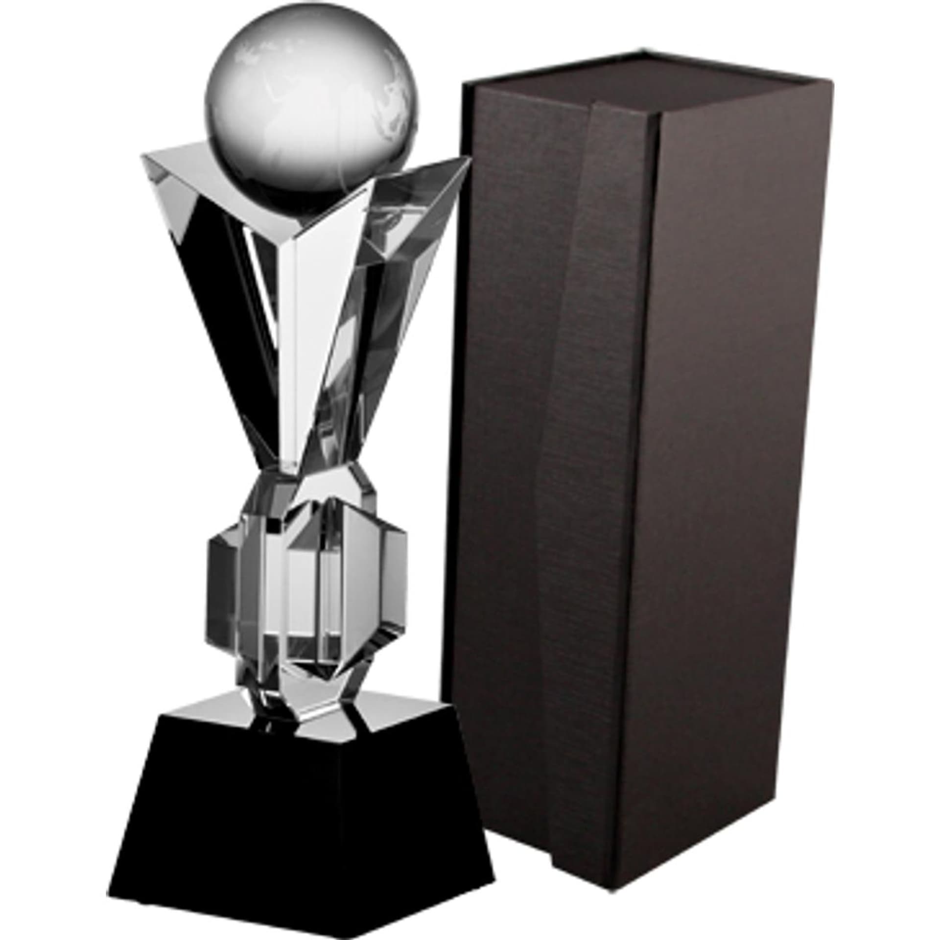 

Trofeum szklane z etui